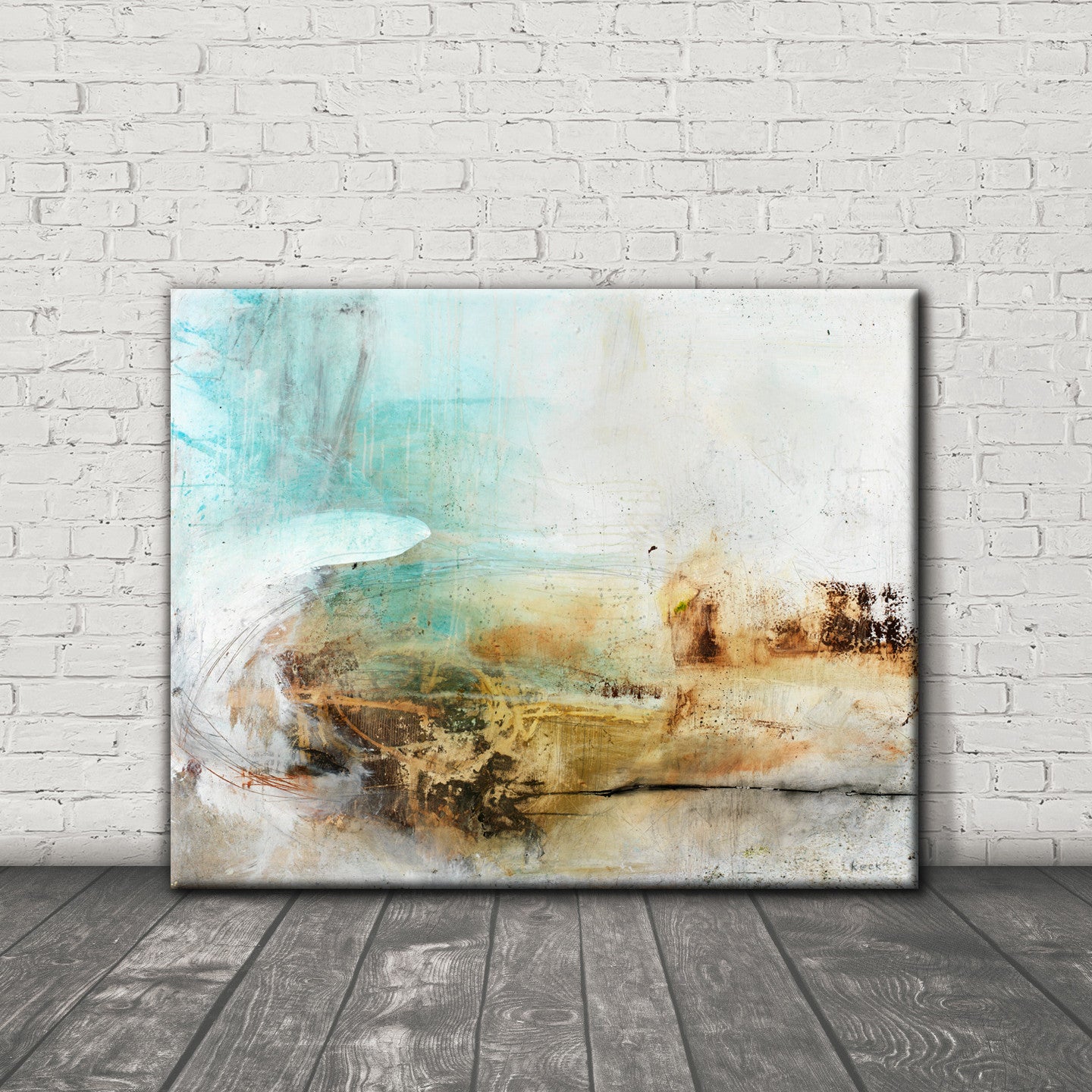 #060801 <br> Let the Chips Fall... <br> Canvas Art Print