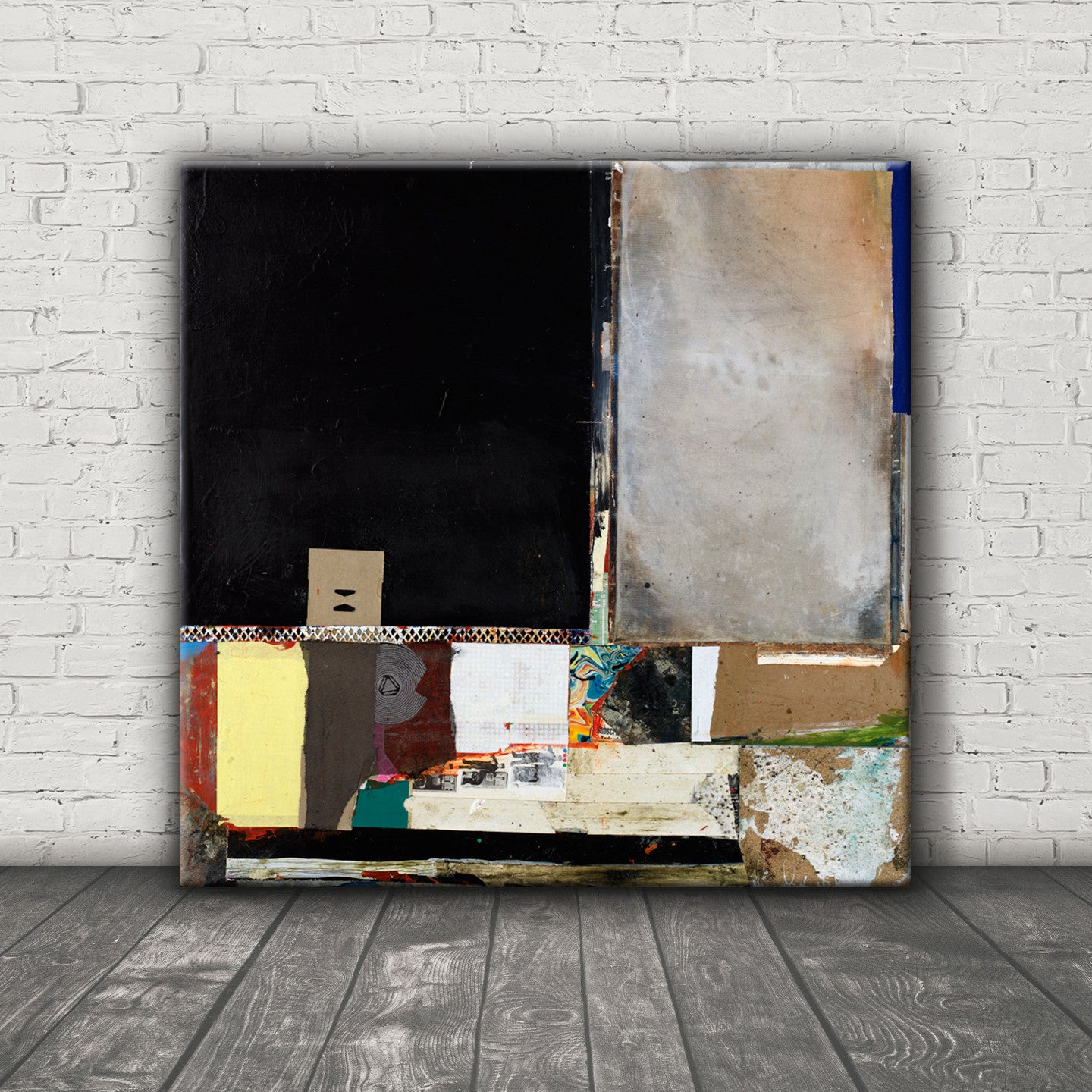 #060804 <br> Title: Getting Even <br> Mixed Media Art Print