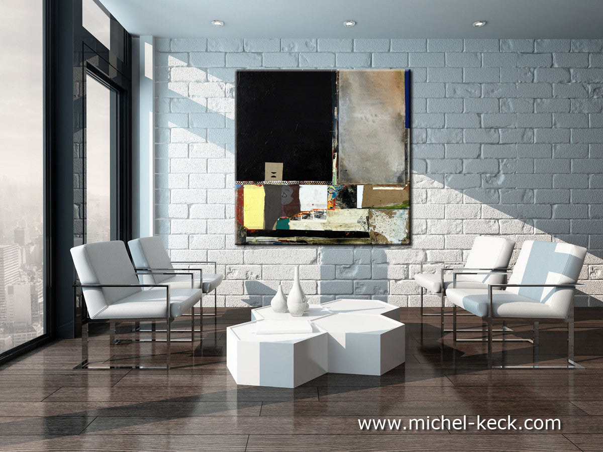 #060804 <br> Title: Getting Even <br> Mixed Media Art Print