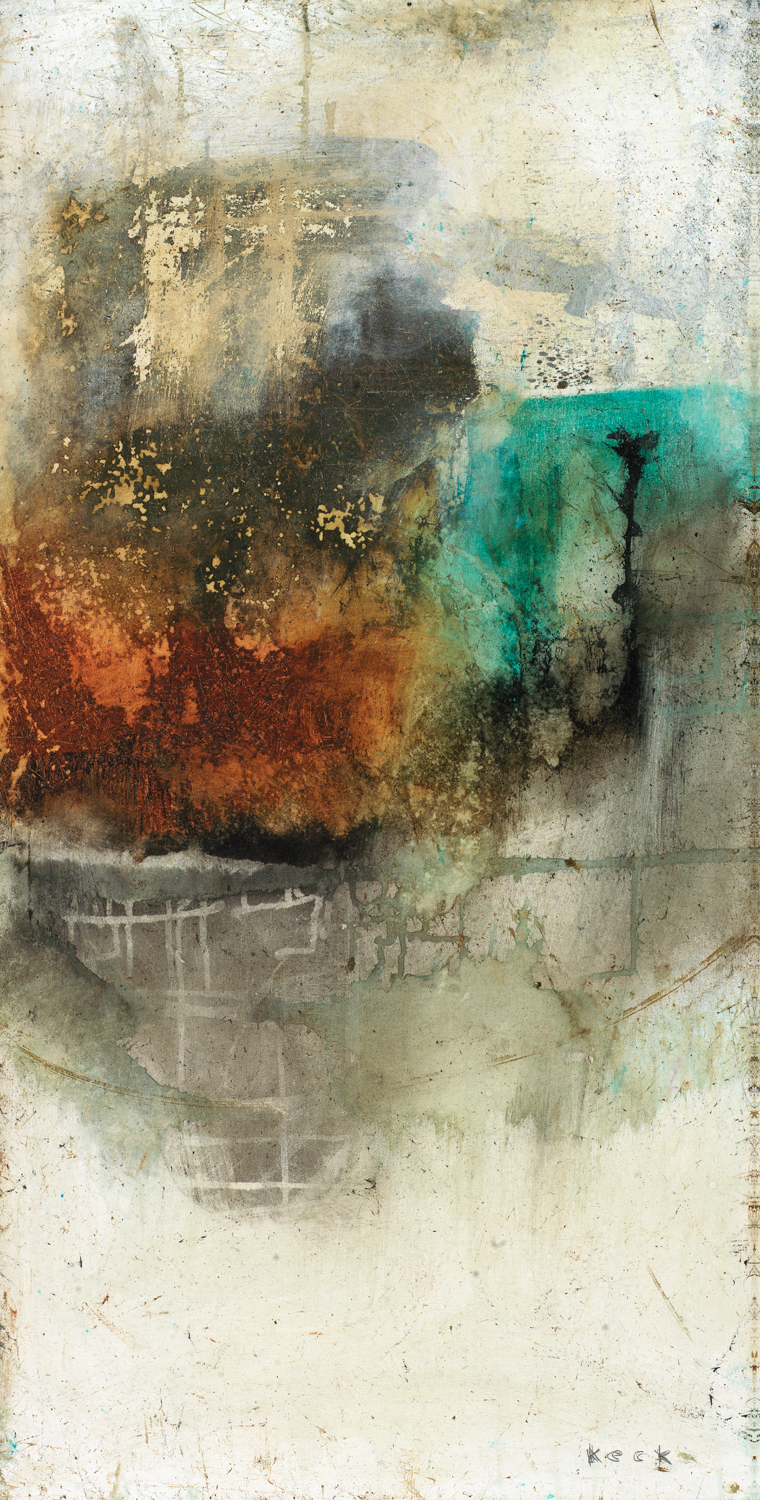 Organic, Raw & Moody<br>Abstract Art Canvas Print<br>Title: Somethings Gotta Give