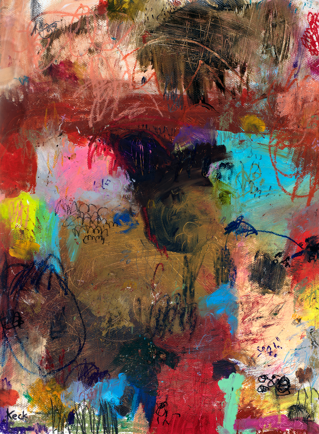 Colorful Abstract Art<br>Canvas Print <br> Ripcord