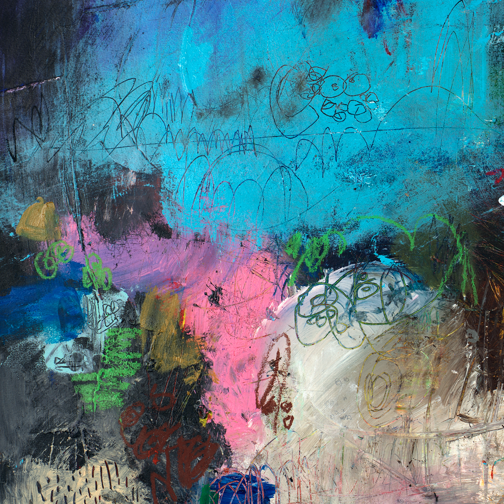 Colorful Abstract Art<br>Canvas Print <br> Faith and Patience