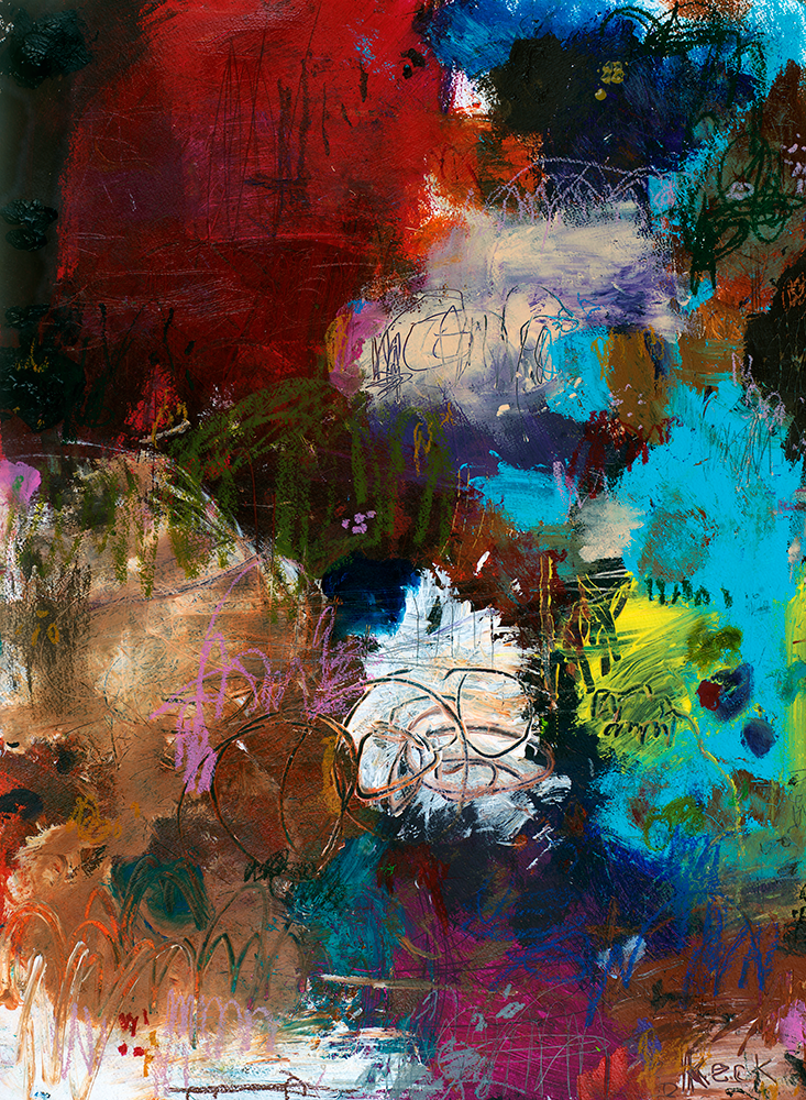 ABSTRACT CANVAS ART PRINTS BY MICHEL KECK