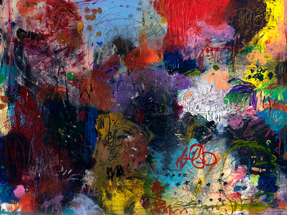 COLORFUL ABSTRACT ART BY MICHEL KECK