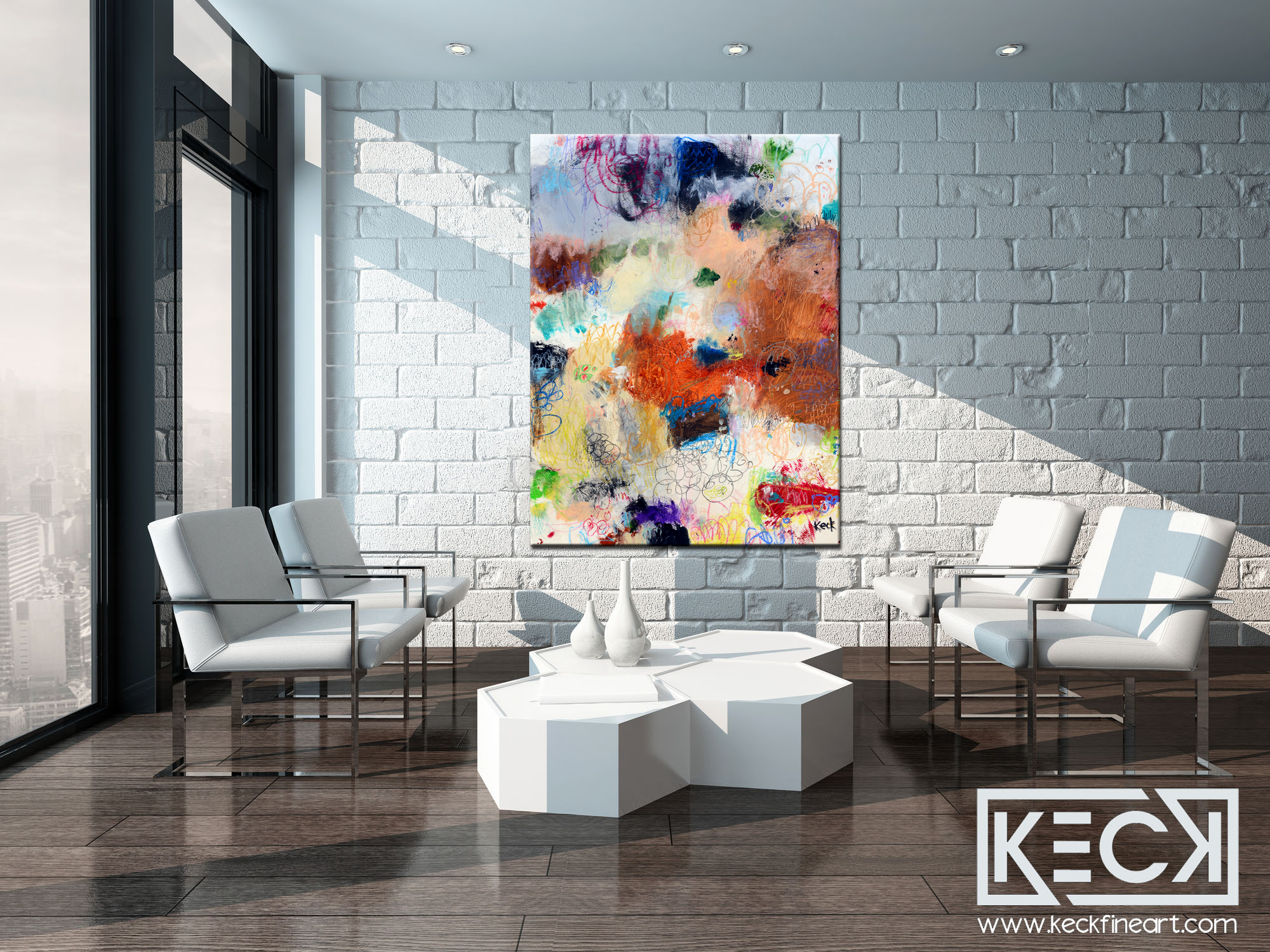 Large, Oversized Negative Space Abstract Art Prints