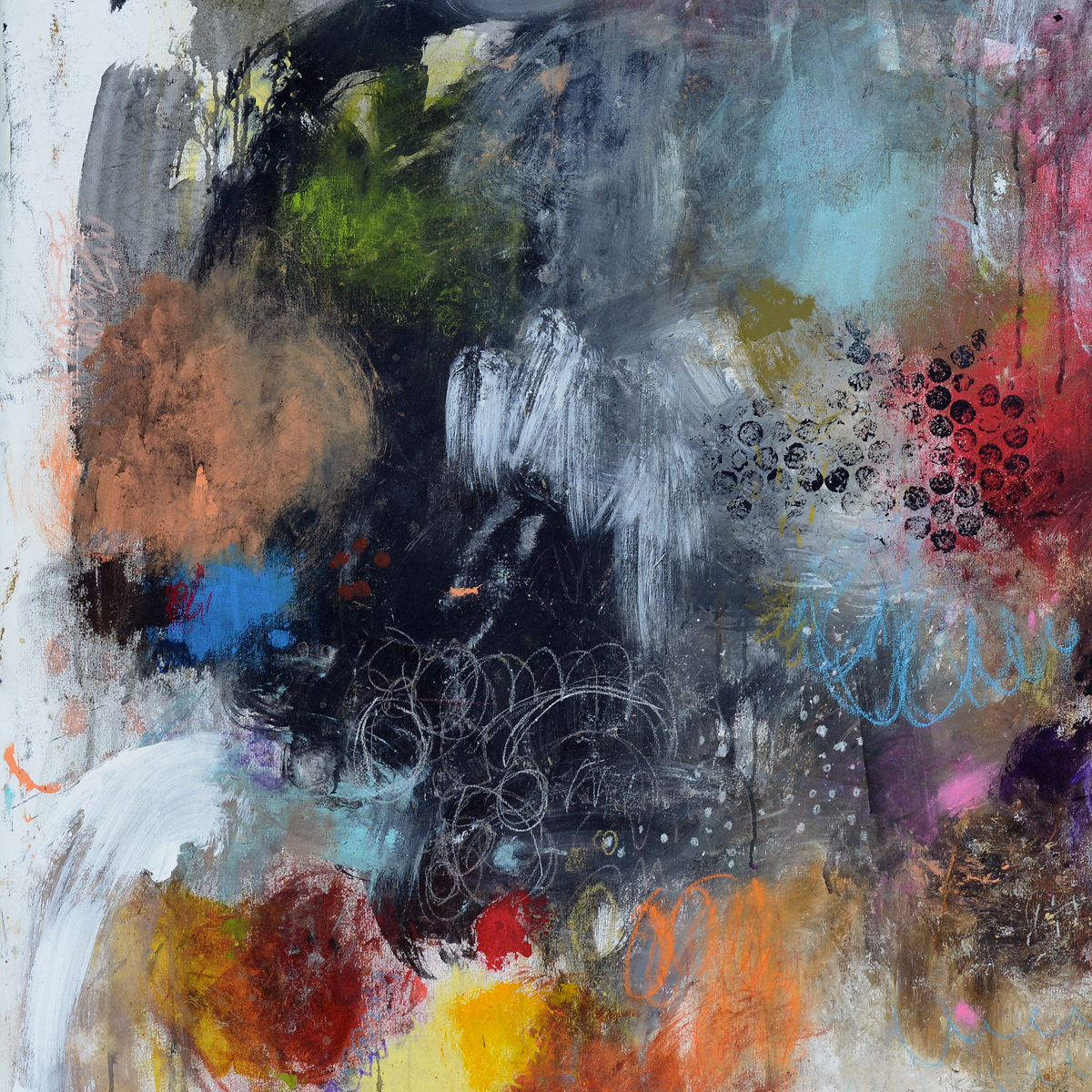 Large abstract art prints on canvas for every decor