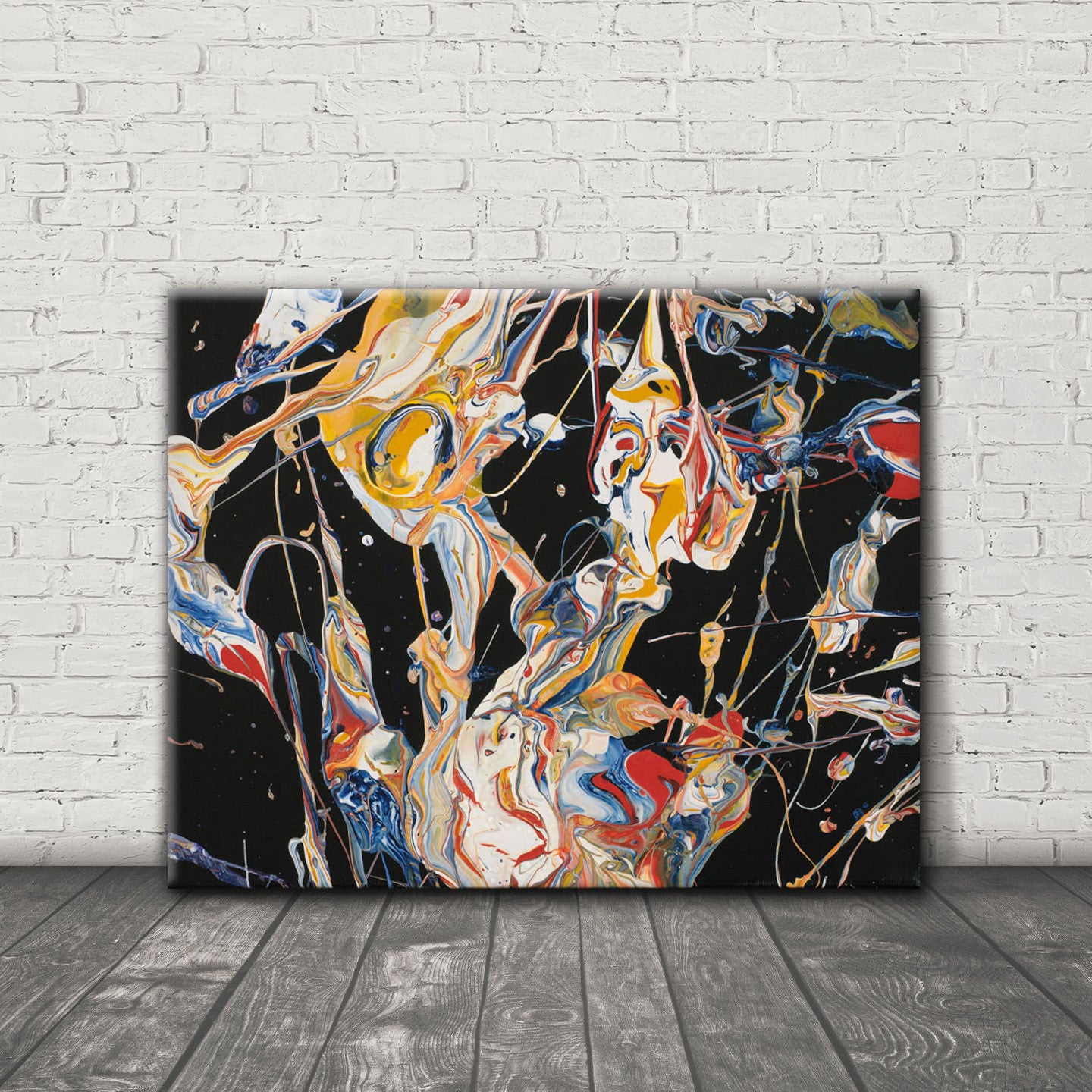 ABSTRACT ART Canvas Print of Wish List XXXII