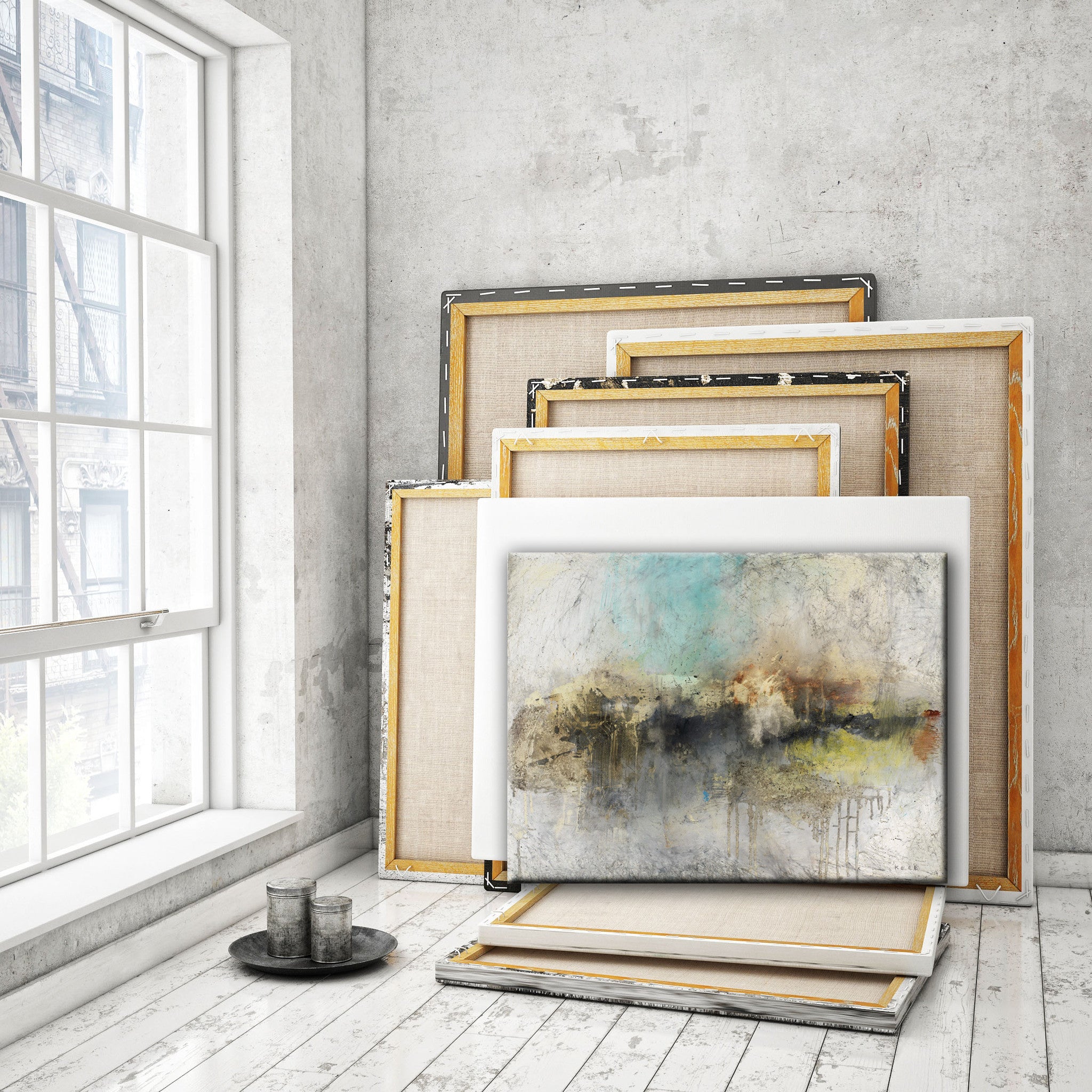 Organic abstract art prints and paintings. 