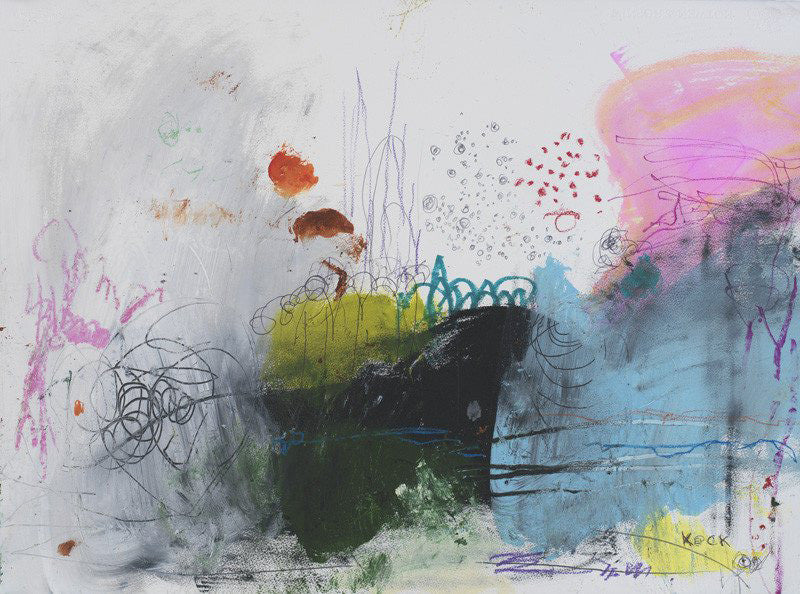 #070909 <br> Pushing it Down <br> Canvas Art Print