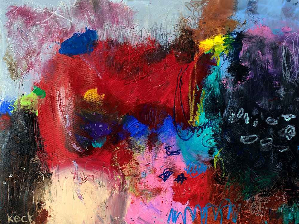 COLORFUL ABSTRACT ART BY MICHEL KECK