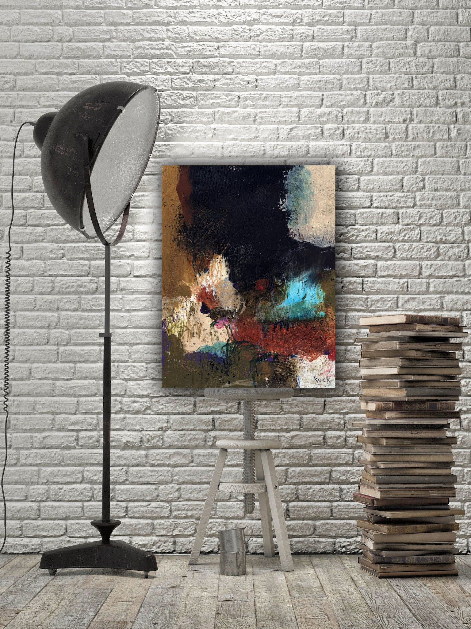 ABSTRACT ART Canvas Print of You Think You Know Somebody