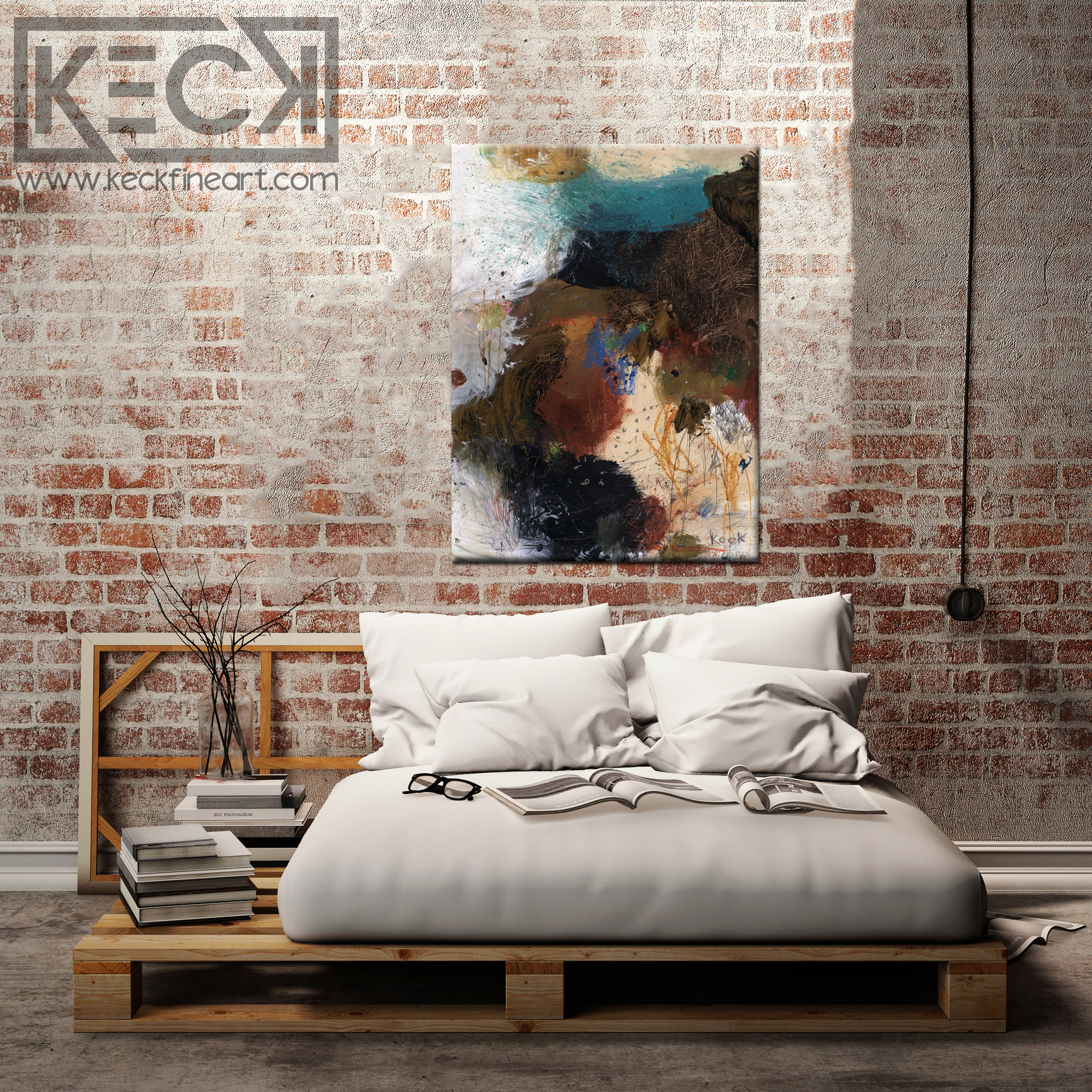 Buy Abstract Art Artist Direct. Large, Earthy Abstract Art on Canvas or Framed.