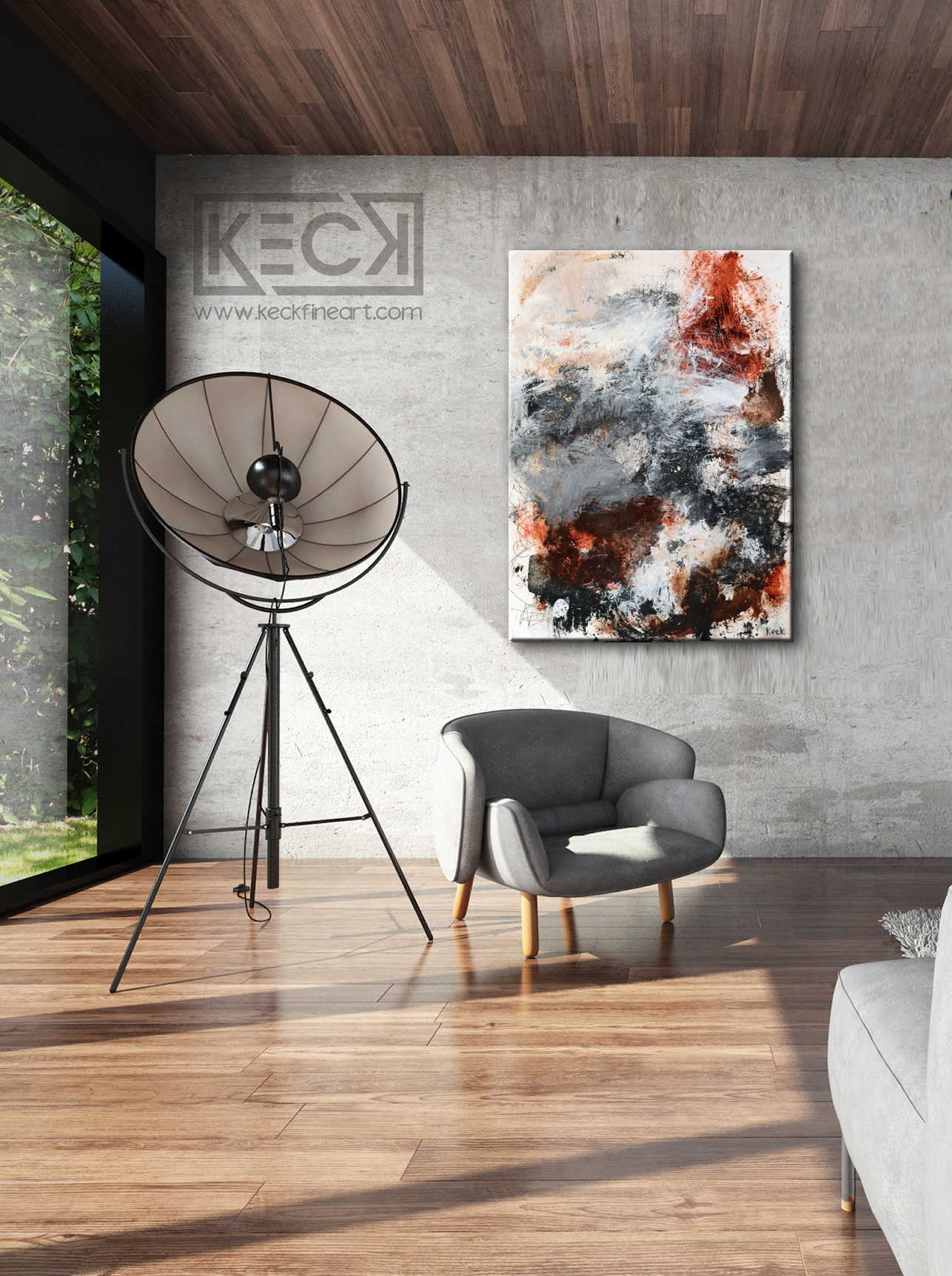 EARTH TONE ABSTRACT ART PRINTS BY MICHEL KECK