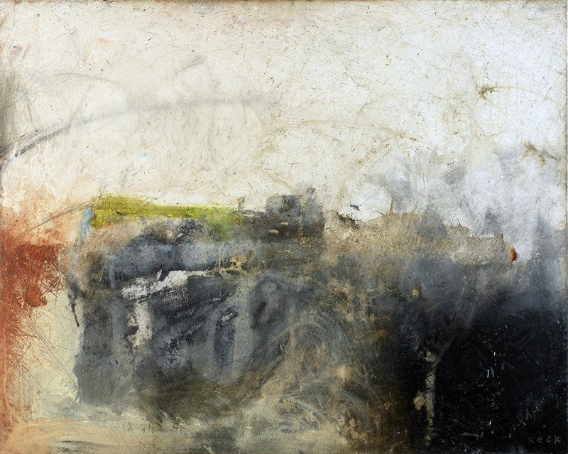 Dark, Brooding & Moody <br>Abstract Art Canvas Print<br> Just Scratching the Surface