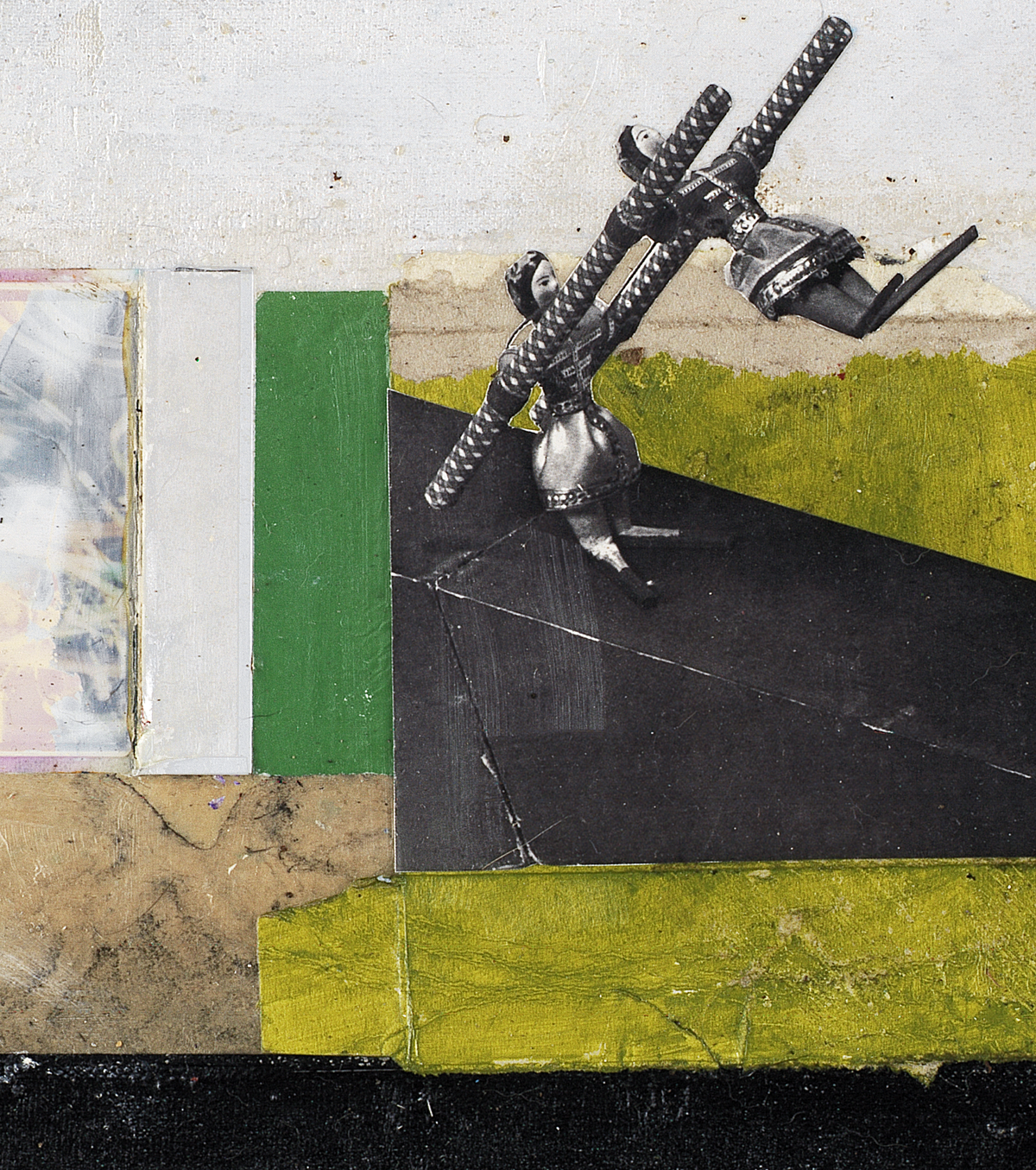 Collage Art Print<br>On Canvas<br> No Turning Back