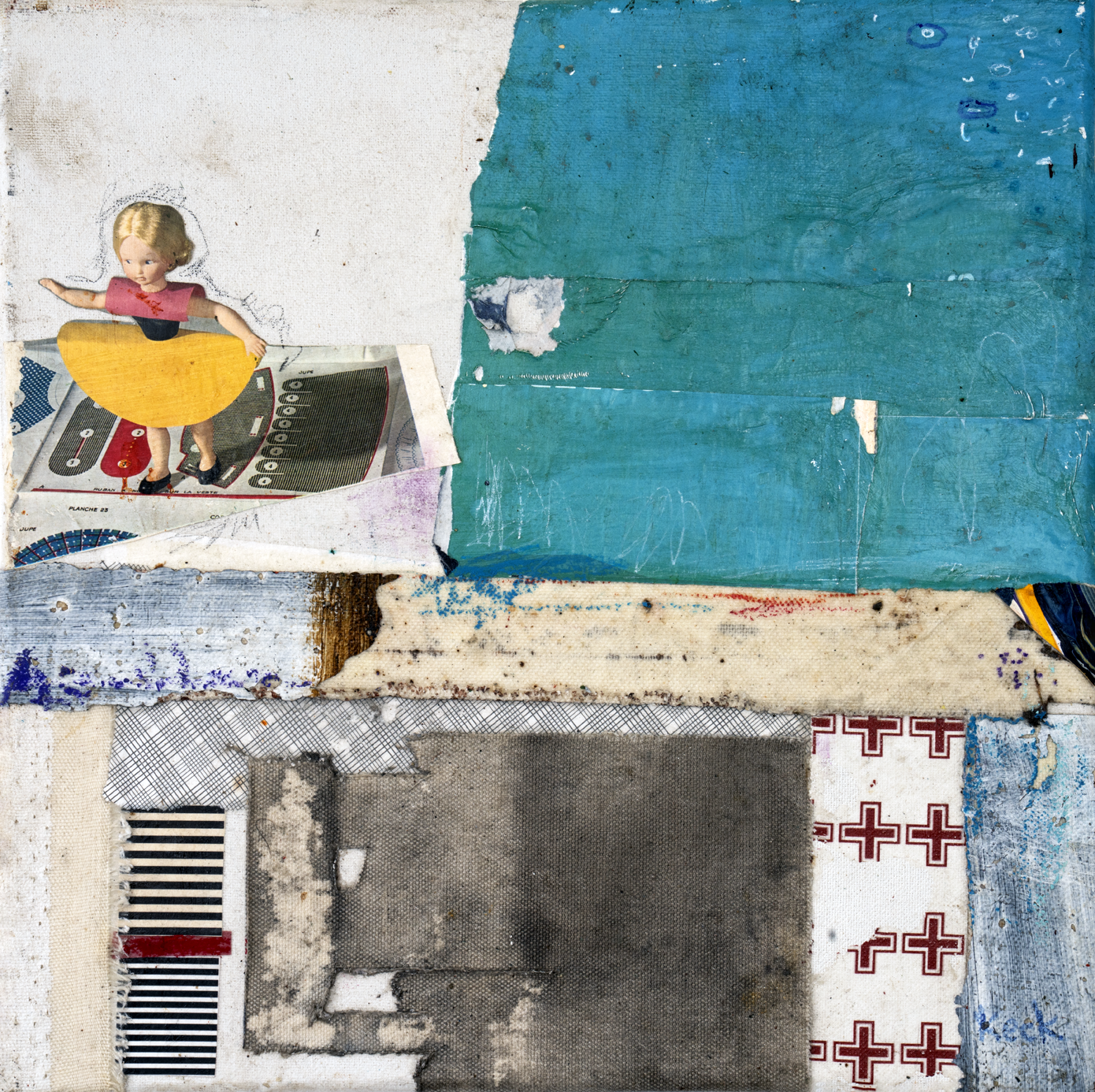 Collage Art Print<br>On Canvas <br>Are You Sure About This?