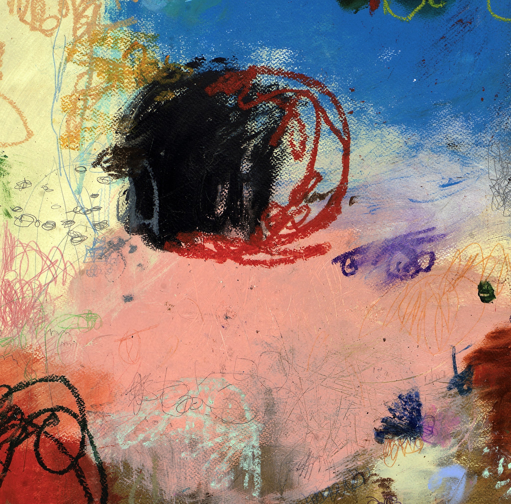 Colorful Abstract Art<br>Canvas Print<br>Drawn Together