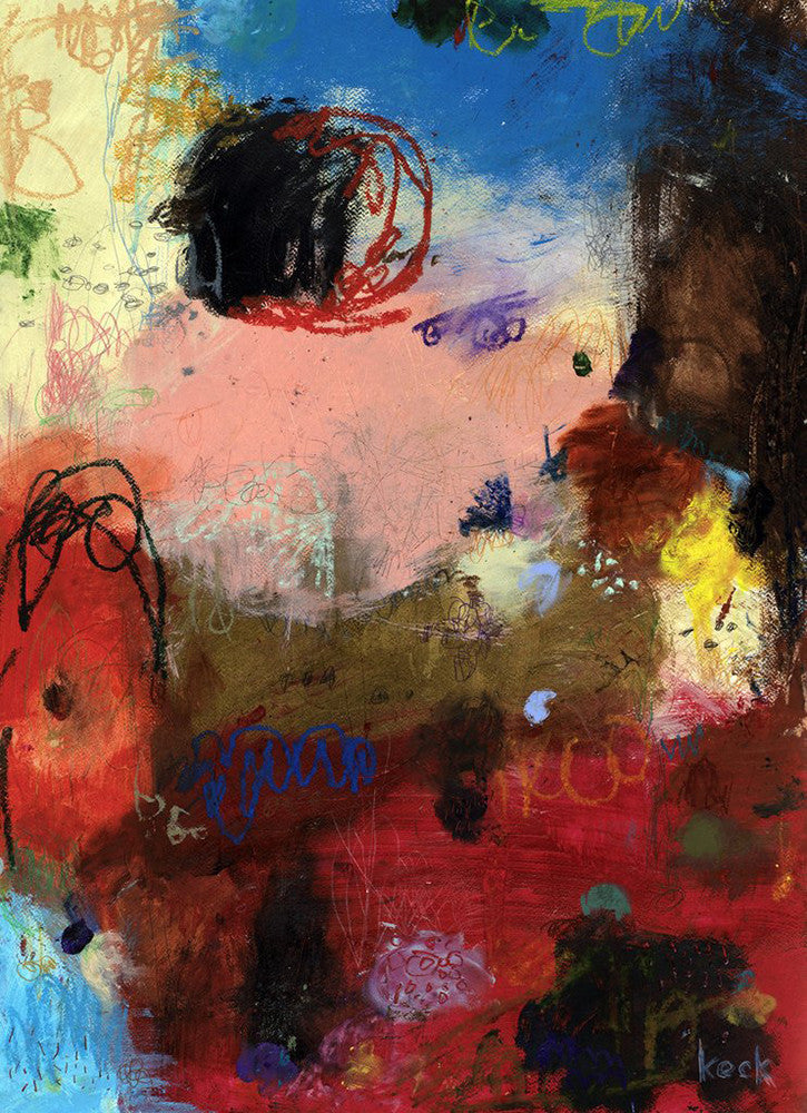 Colorful Abstract Art<br>Canvas Print<br>Drawn Together