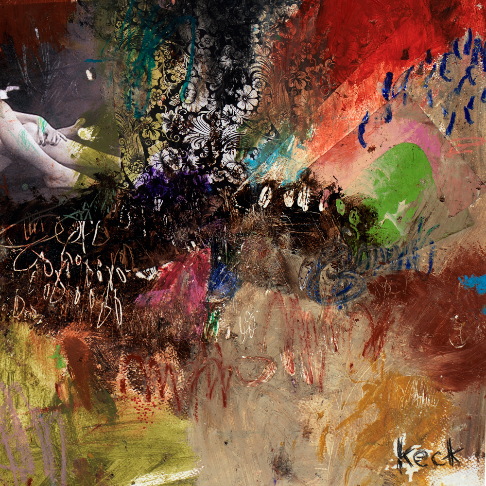 MIXED MEDIA ART Canvas Print of Returned in Kind #081212