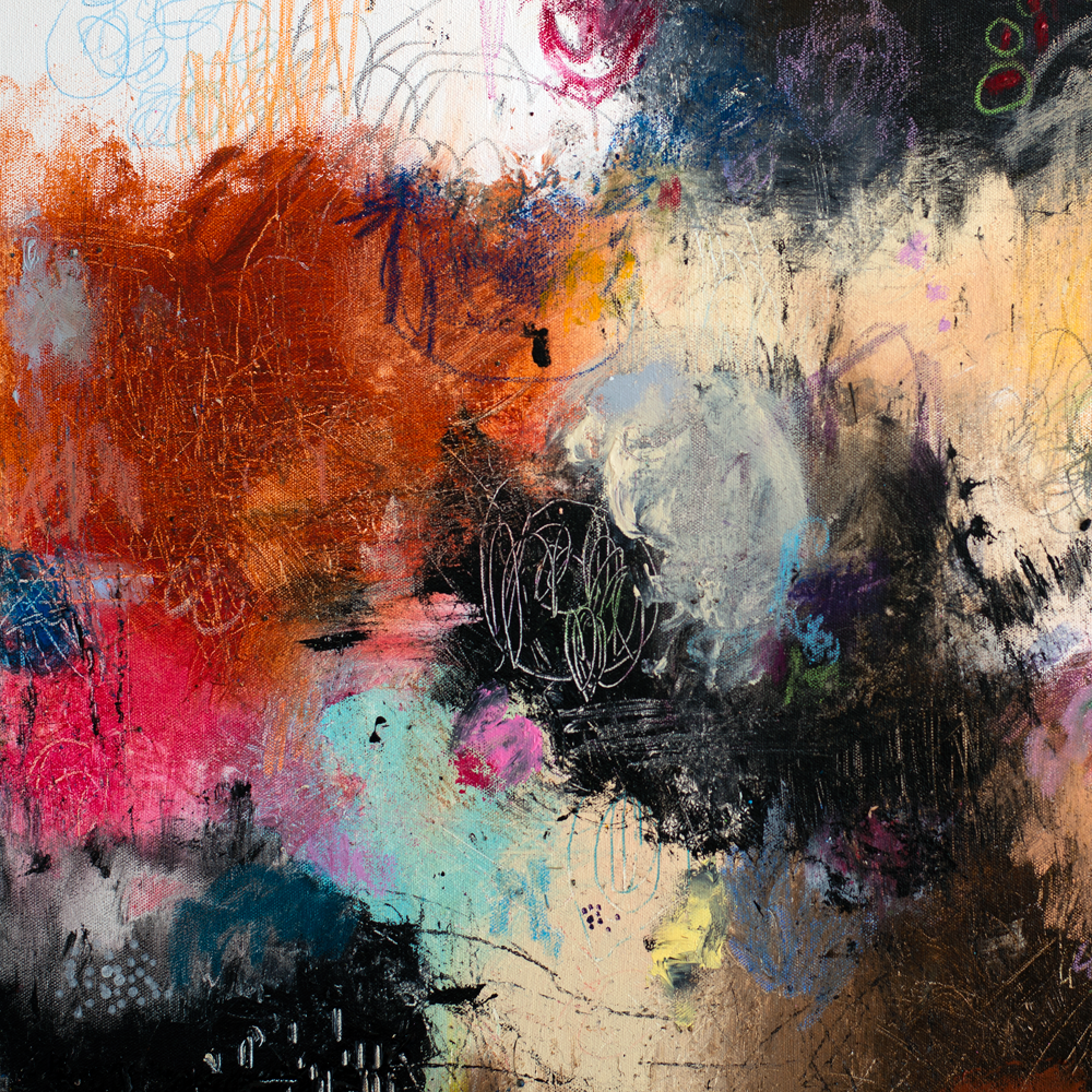 #081305 <br> Finally Figured It Out <br> Abstract Art Canvas Print