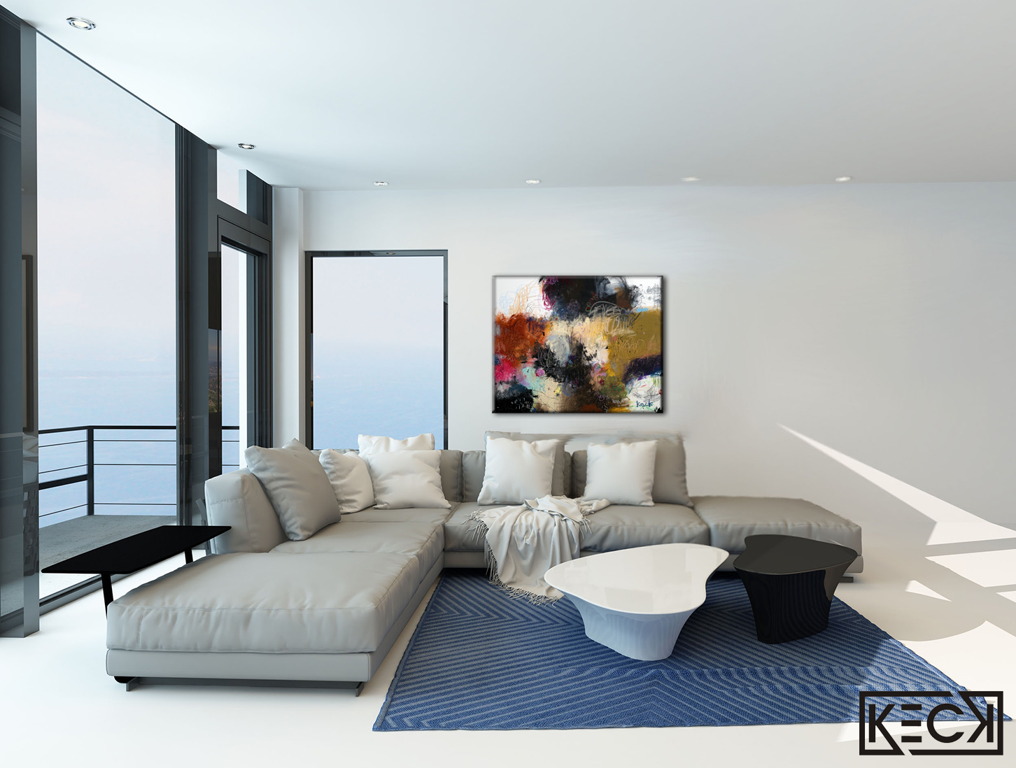 #081305 <br> Finally Figured It Out <br> Abstract Art Canvas Print