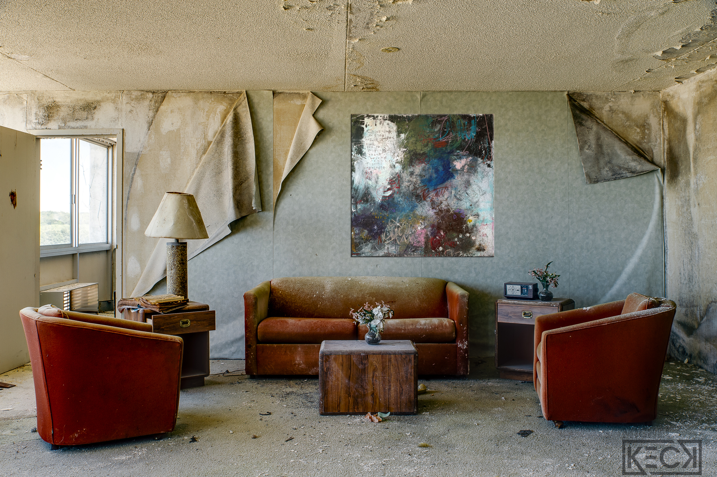 modern abstract art with scripture from the bible