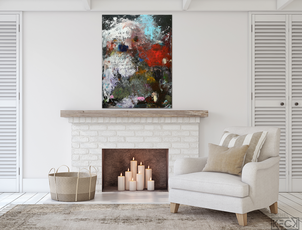 Raw & Bold<br>Abstract Scripture Art<br> Canvas Print