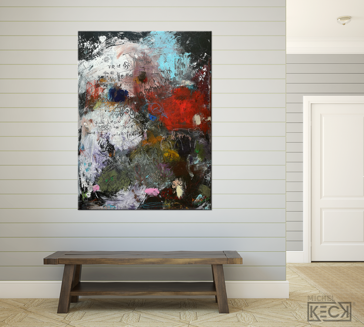 Raw & Bold<br>Abstract Scripture Art<br> Canvas Print