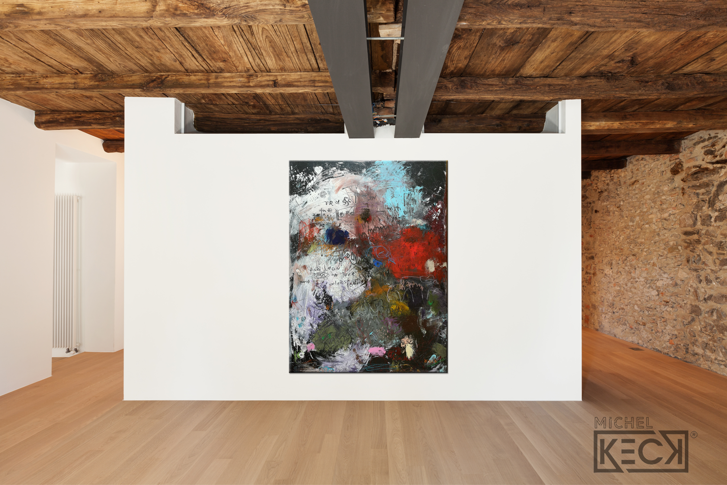 Raw & Bold<br>Abstract Scripture Art<br> Canvas Print