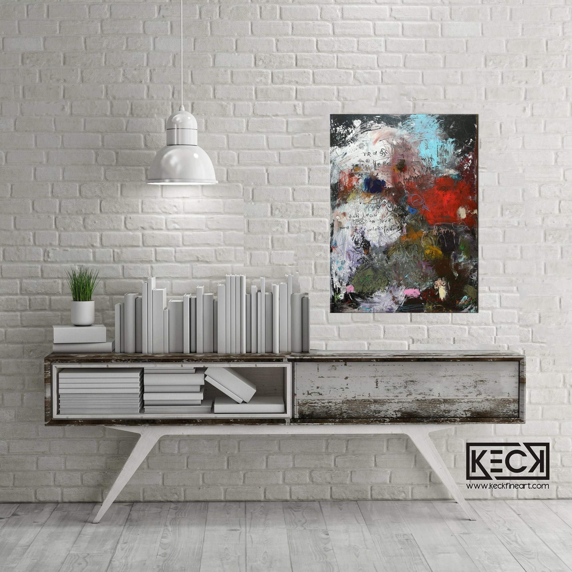 Raw & Bold<br>Abstract Scripture Art<br> Canvas Print