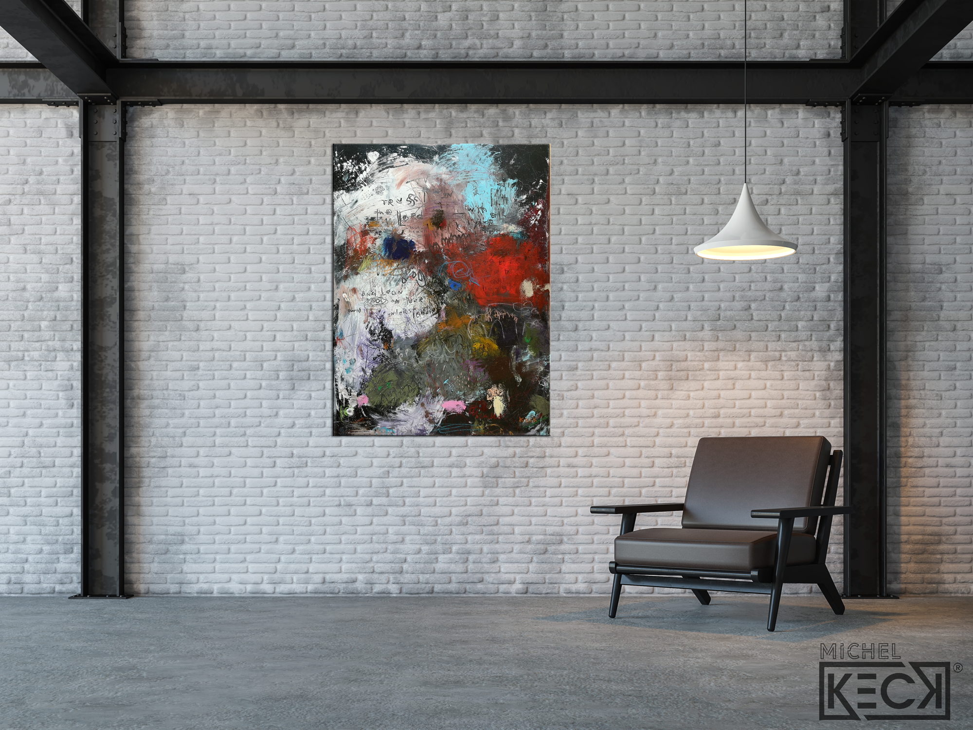 Raw & Bold<br>Abstract Scripture Art<br> Canvas Print