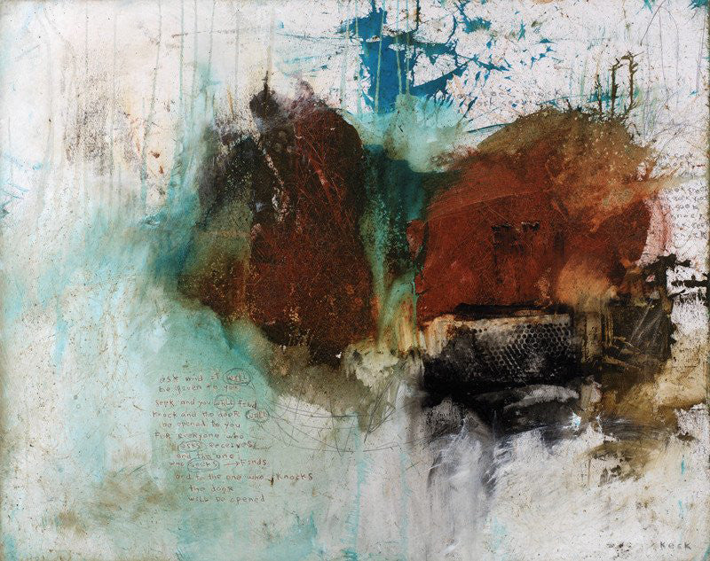 abstract scripture paintings and abstract art prints with faith based writing and crosses