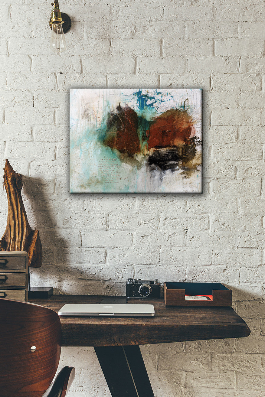 scripture art - abstract art prints with canvas and crosses