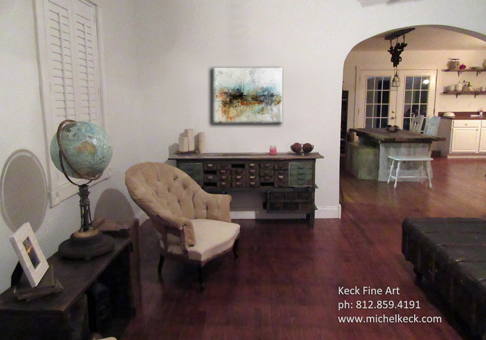 Organic, Raw & Moody<br> <br>Abstract Art Canvas Print<br> If It's Not One Thing It's Another