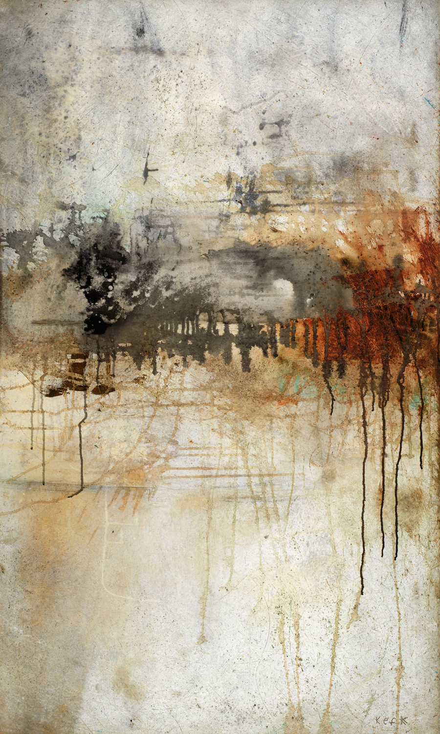 Abstract Art Canvas Prints: Large abstract art prints, earthtone abstract art prints