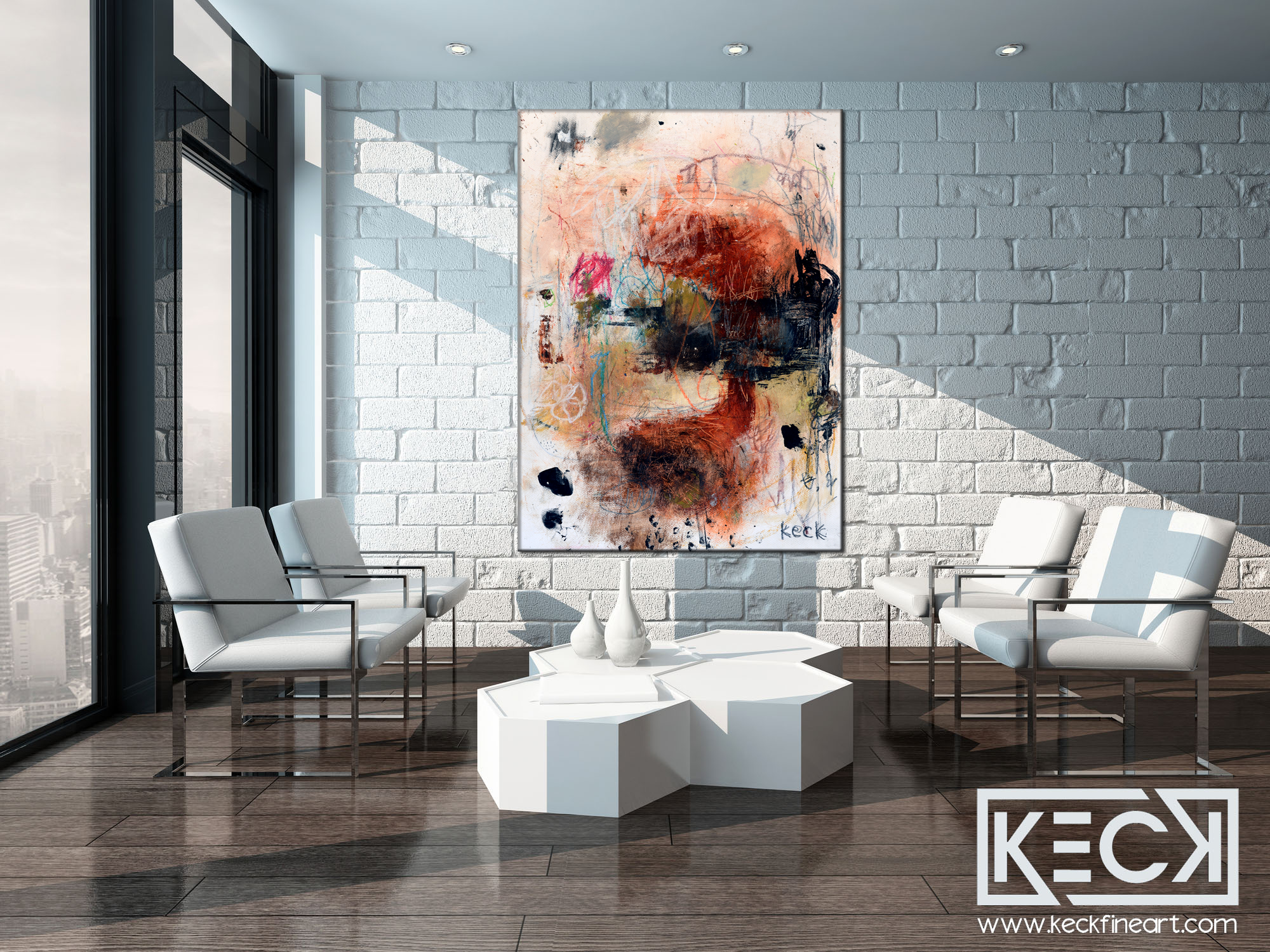 Abstract Art Installations for Interior Design Projects