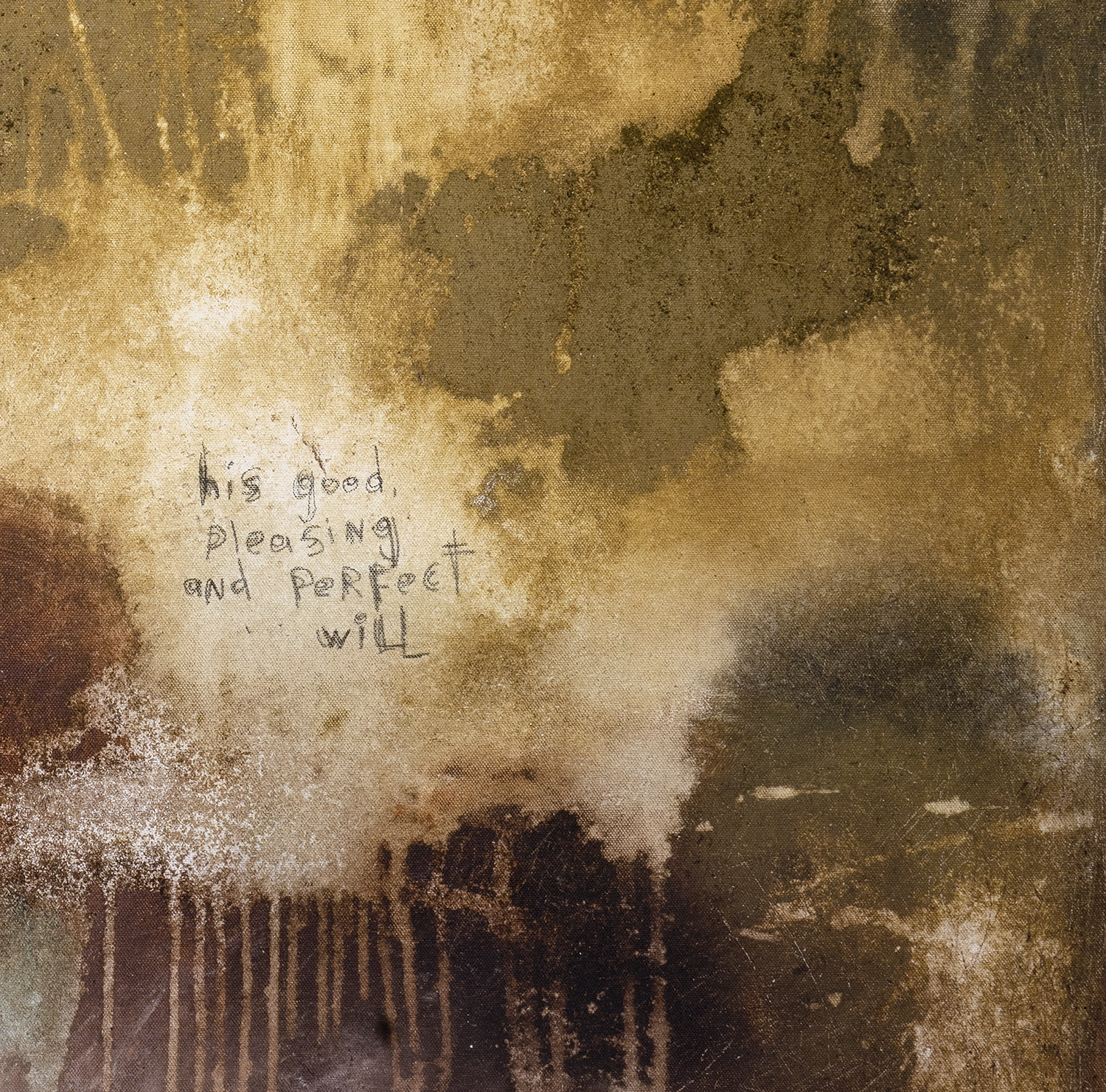Abstract Scripture Art<br> Canvas Print<br>Romans 12:2