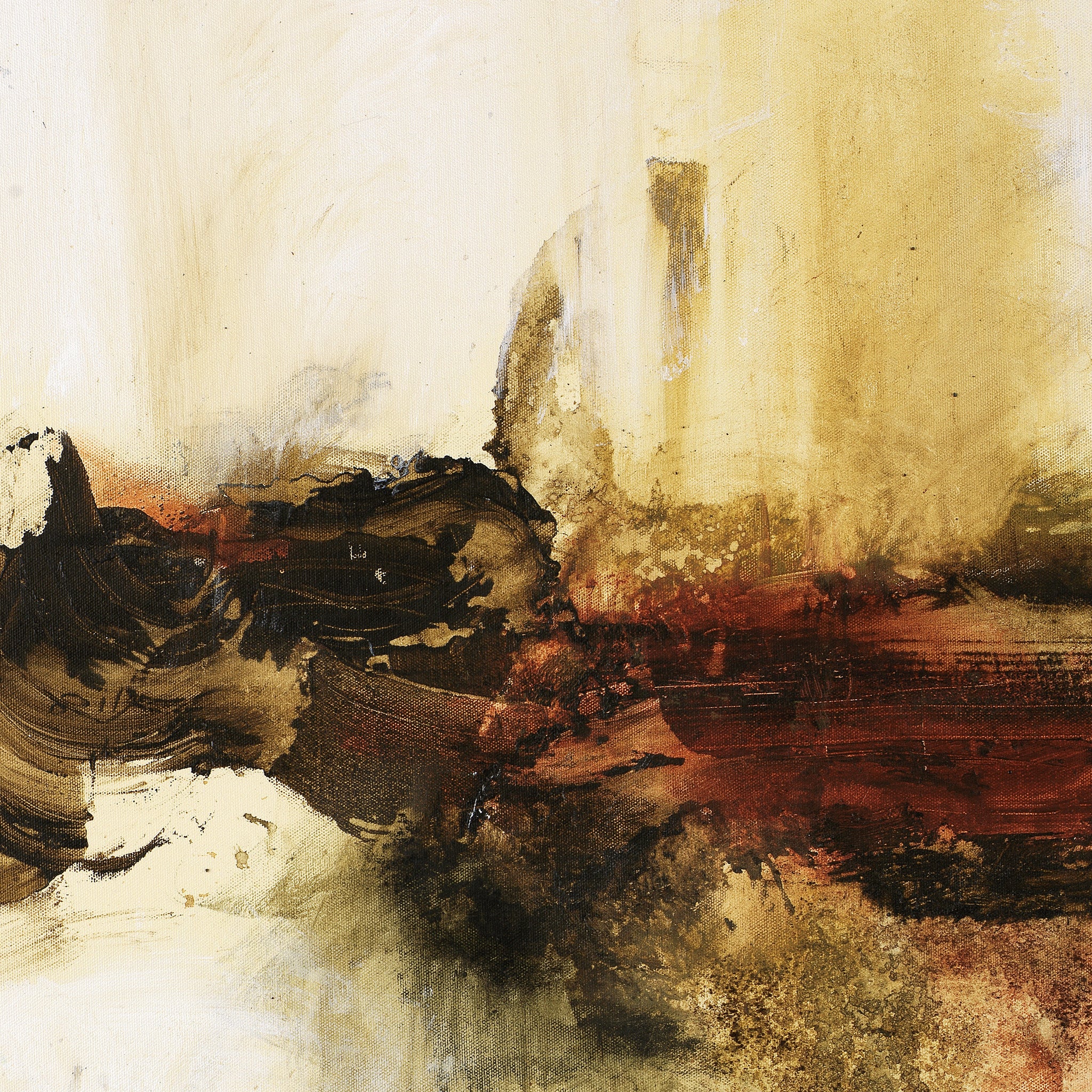 Abstract Art Print on Canvas | I Belong With You