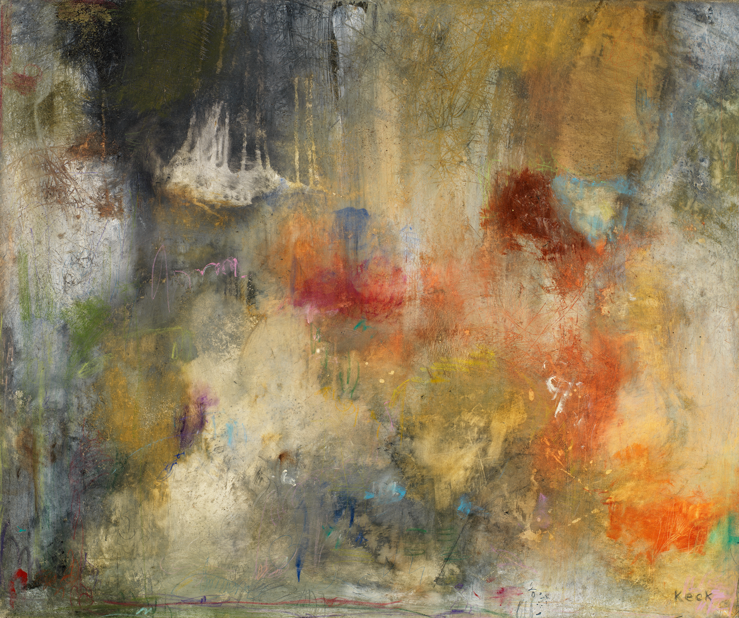 Raw and vibrant colorful abstract art prints with playful designs