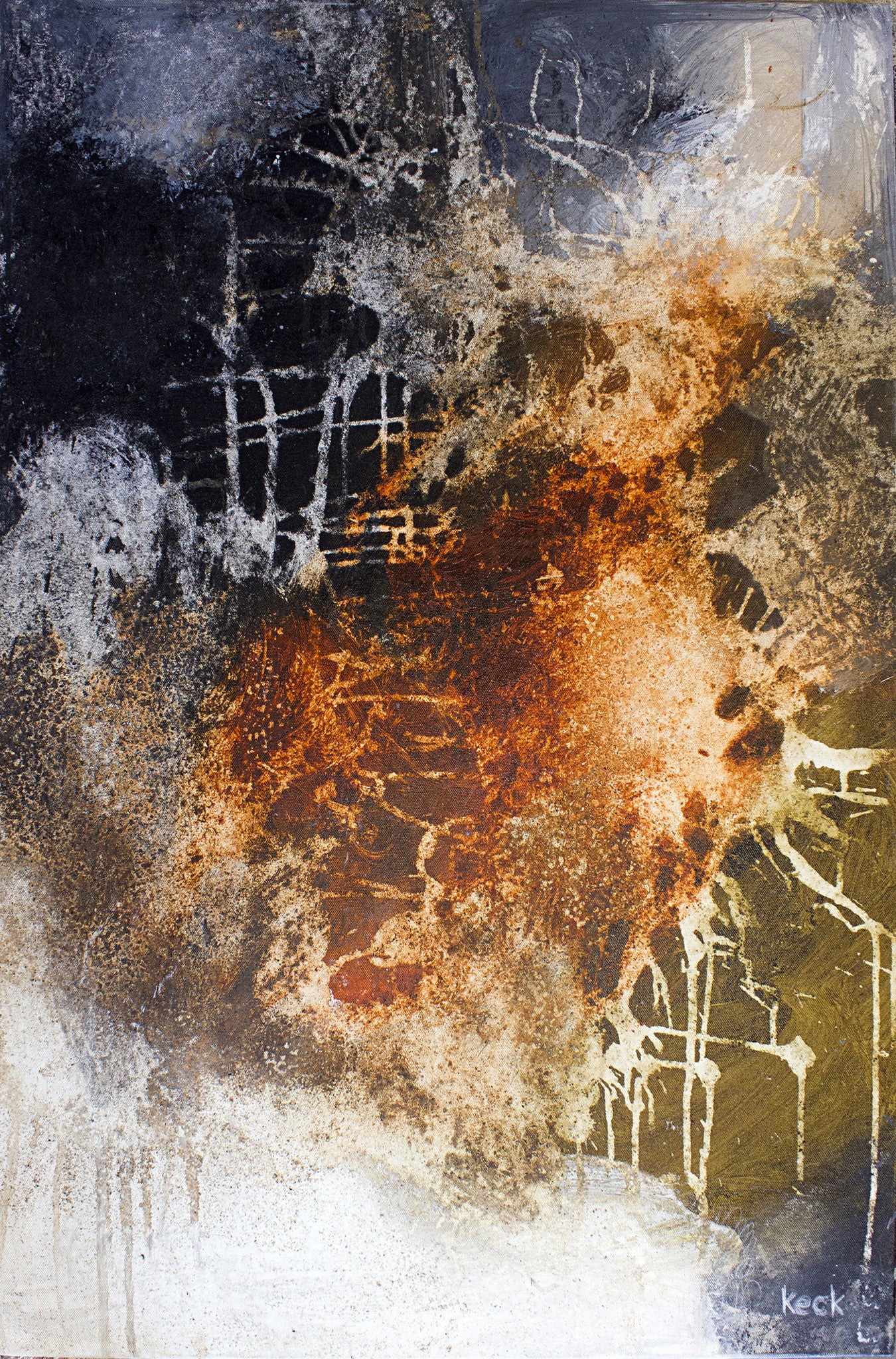 Raw & Earthy Abstract Art<br>Canvas Print<br> Ever After