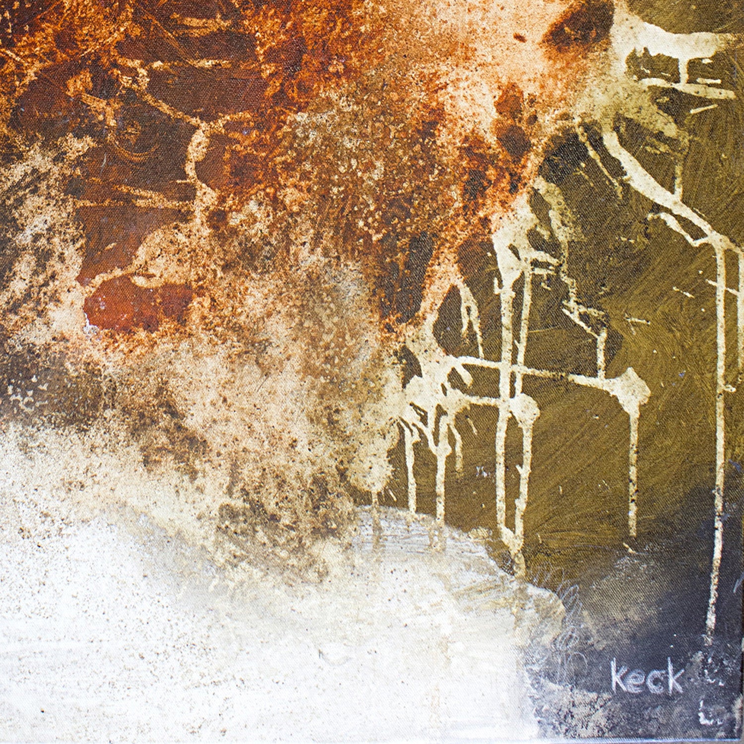 Raw & Earthy Abstract Art<br>Canvas Print<br> Ever After