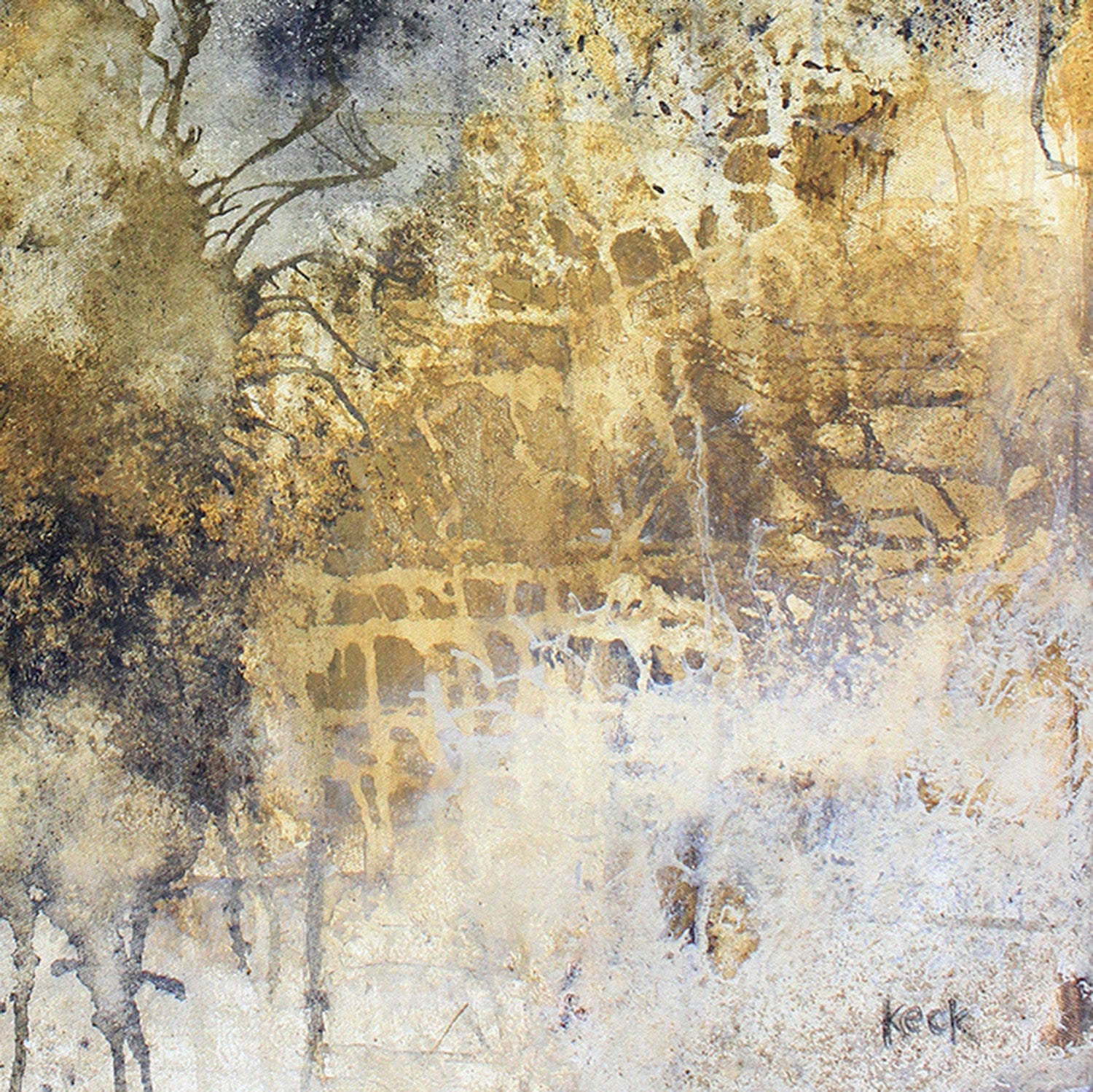 Organic & Raw Abstract<br>Canvas Art Print <br> Double Standard