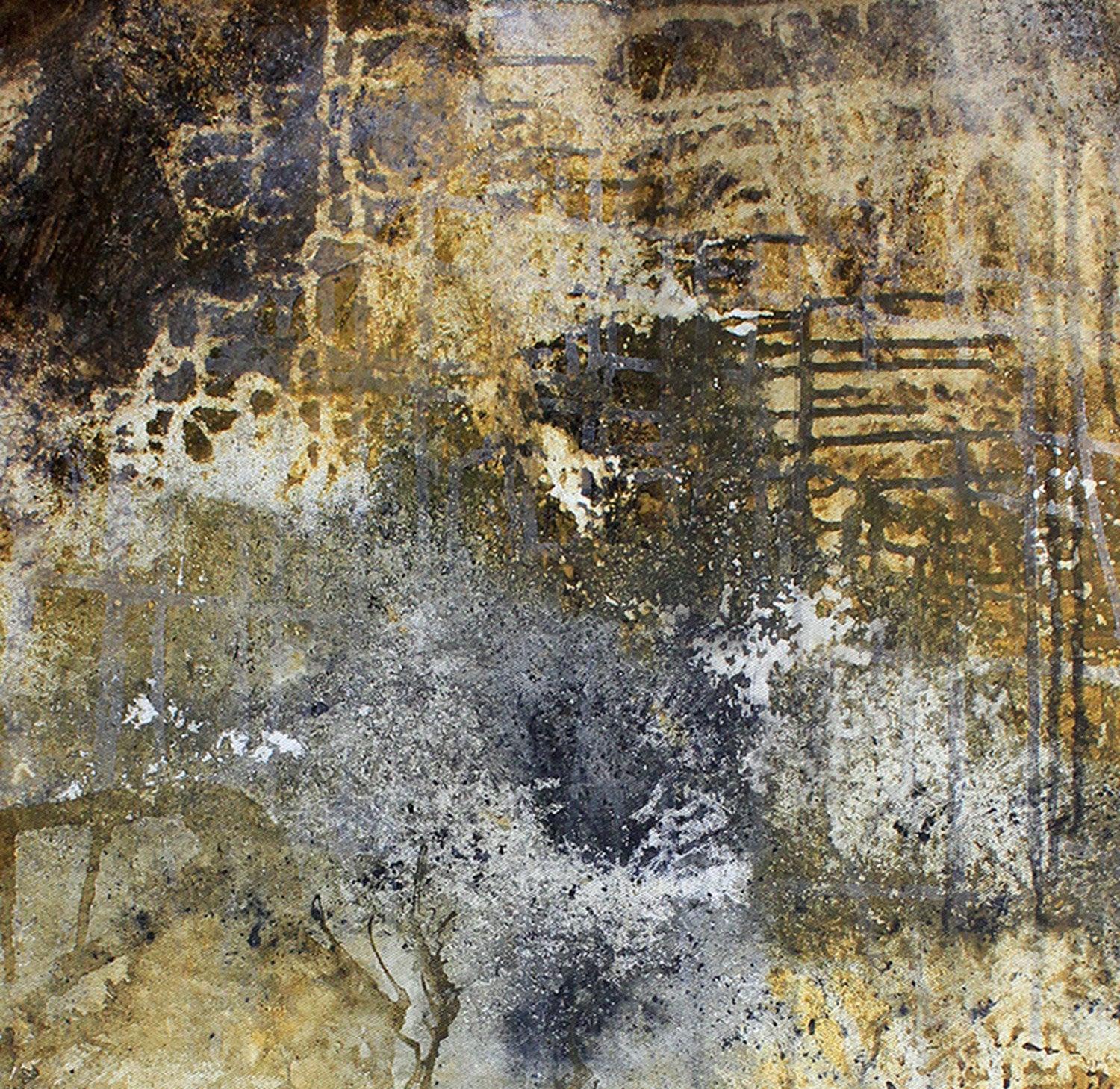 Organic & Raw Abstract<br>Canvas Art Print <br> Double Standard