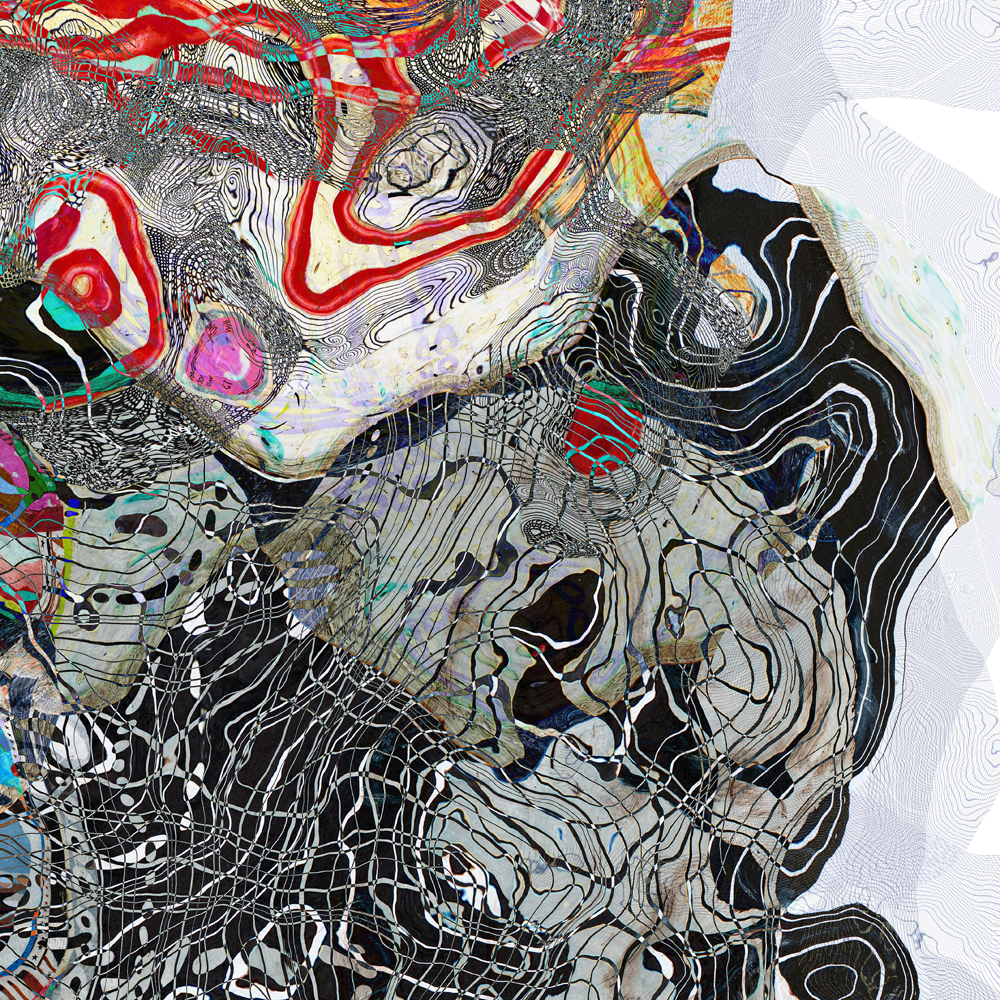#101714 <br> Down The Rabbit Hole Series<br> Where Do You Want To End Up?<br> Abstract Art Canvas Print