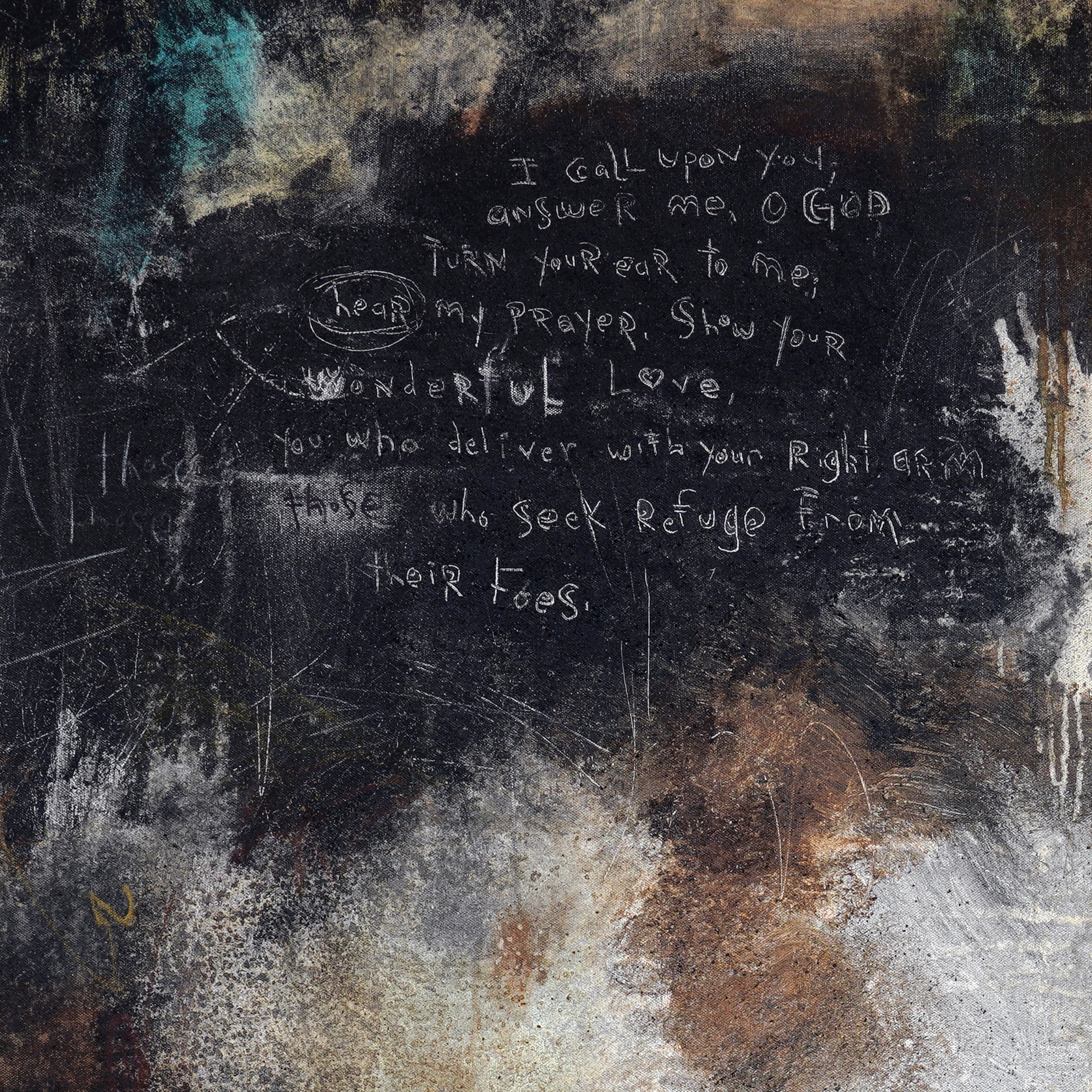 modern christian art. abstract christian themed paintings.