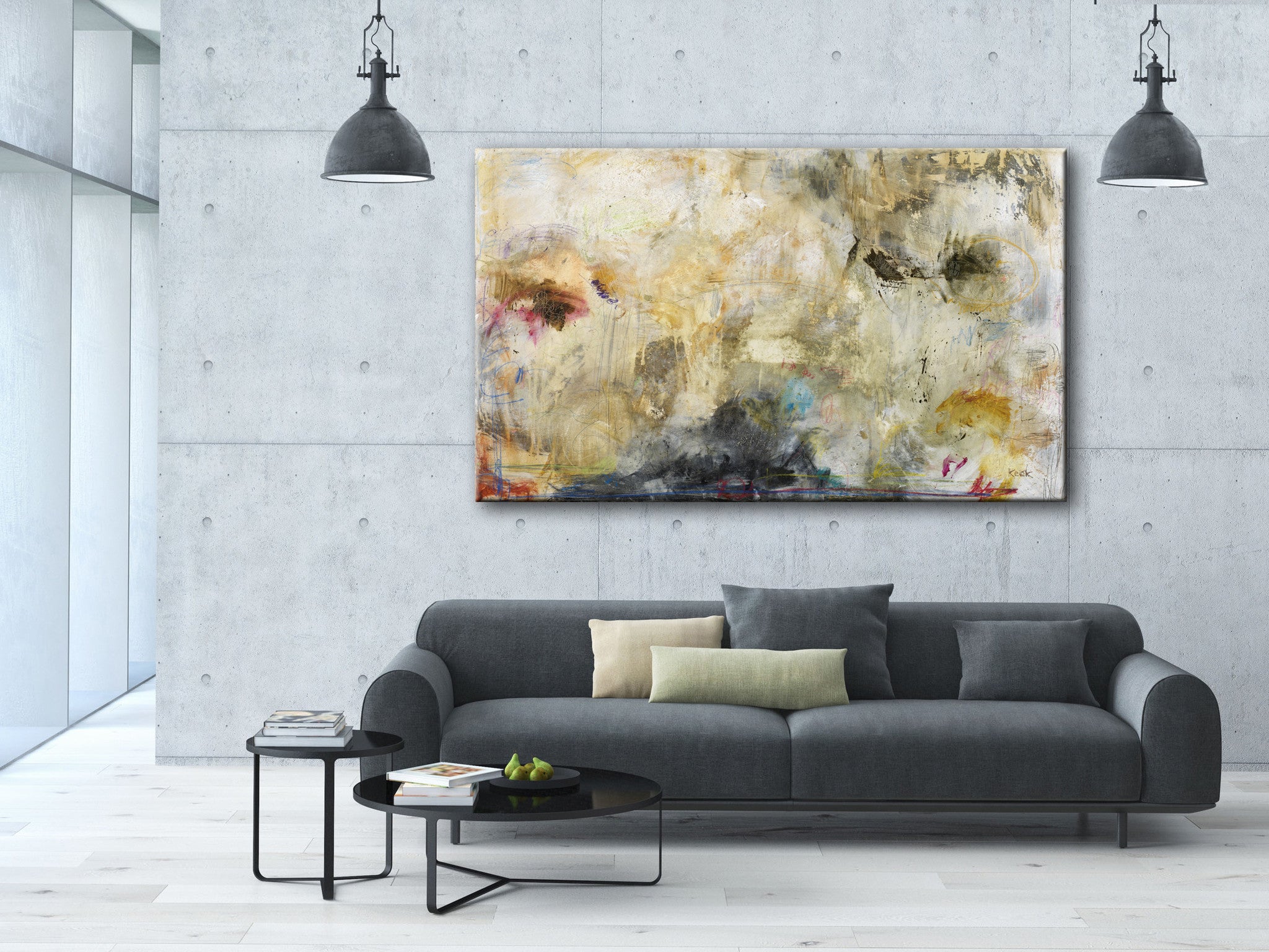 Abstract organic art prints for retail and wholesale from small to large oversized canvas artwork