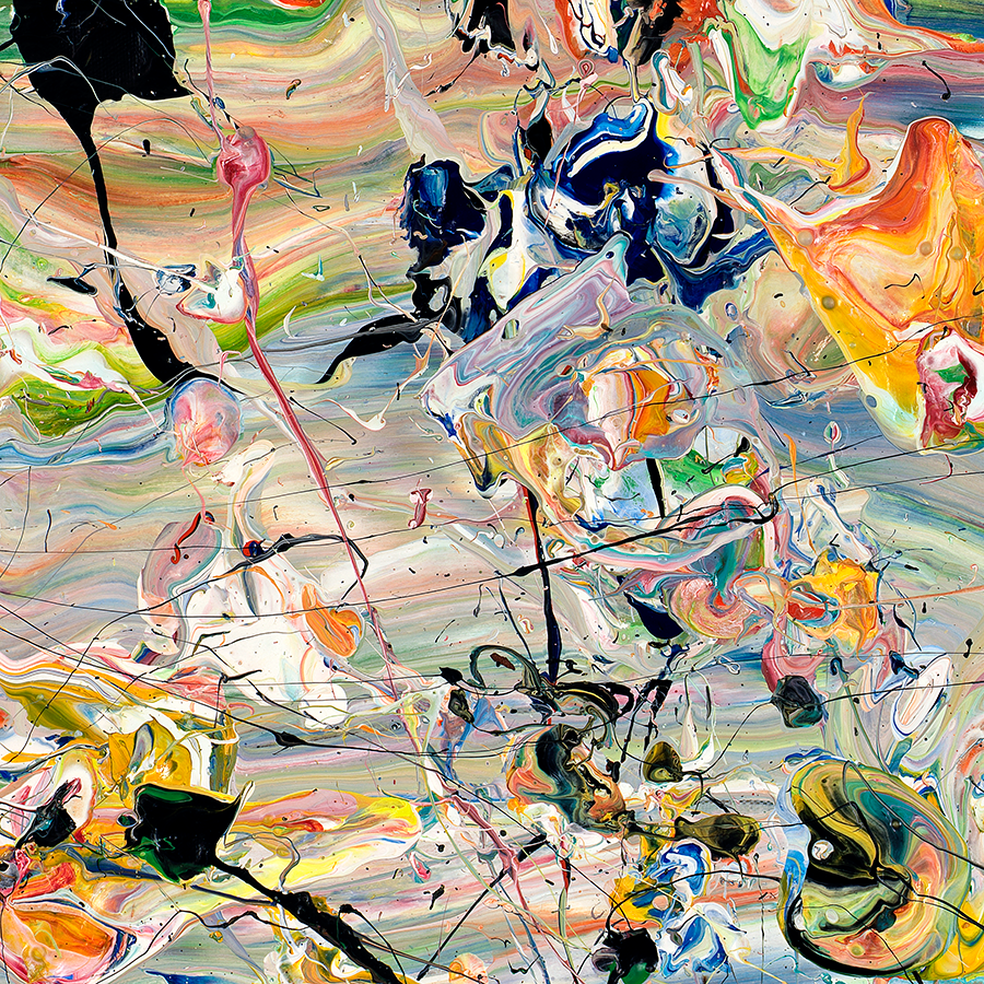 BEAUTIFUL COLORFUL ABSTRACT ART BY MICHEL KECK