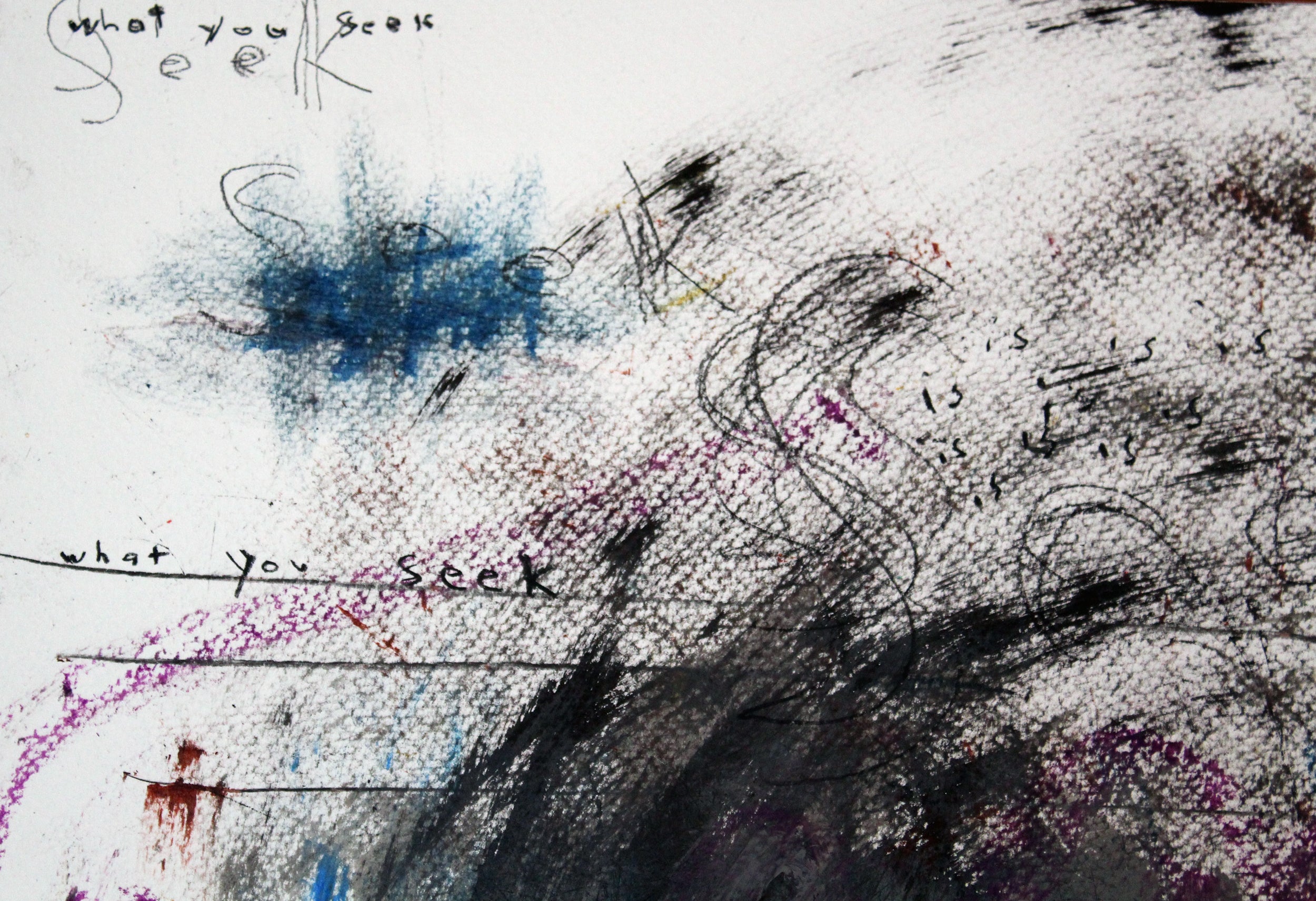 Abstract Canvas Art Print <br>2019 Collection <br>Title:  what you seek <br> Michel Keck