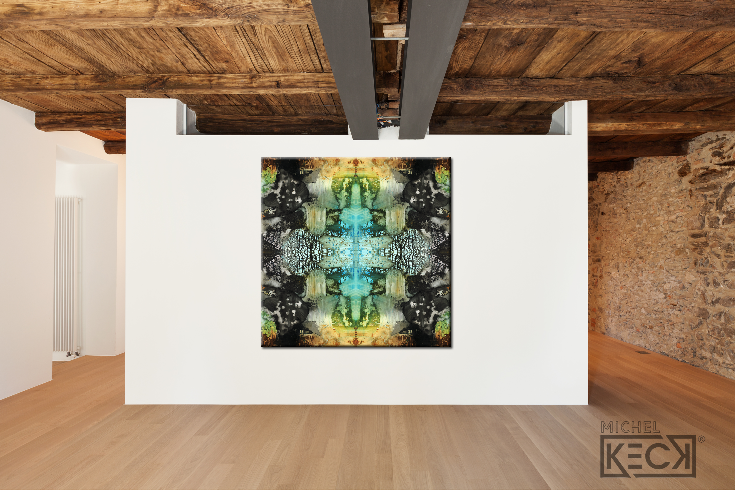 #DCRS1-32 <br> Echo Collection 32 <br>Abstract Art Canvas Print