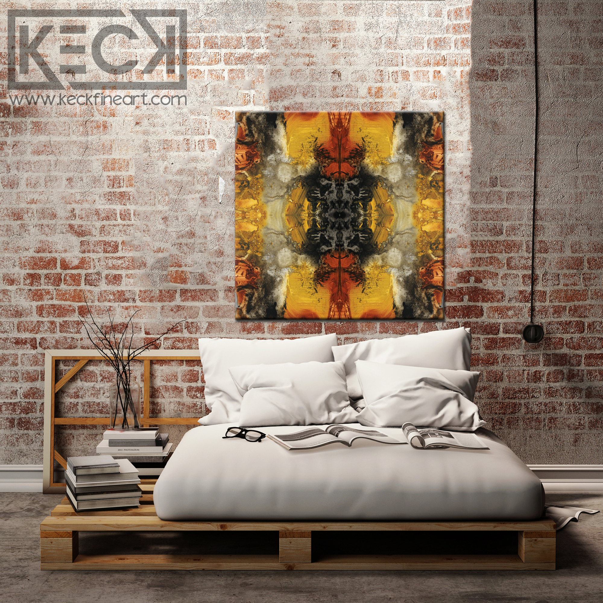 #DCRS1-39 <br> Echo Collection 39 <br>Abstract Canvas Art Print